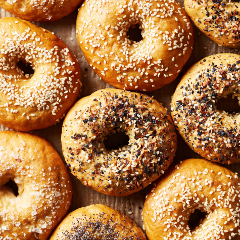 Hasselbacked Cheesy Garlic-Butter Bagels Are the Ideal Breakfast Menu Item