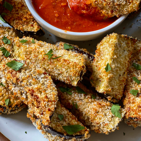 These Crispy Air Fryer Fries Have Major Eggplant Parm Energy