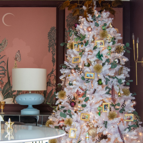 A Colorful, Moody, Layered Tennessee Home Is Adorably Decked for the Holidays