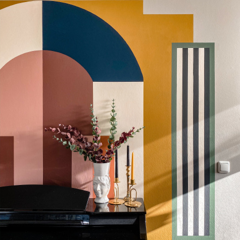 A Berlin House Is Bold, Colorful, Avant-Garde, and Full of Fun Murals