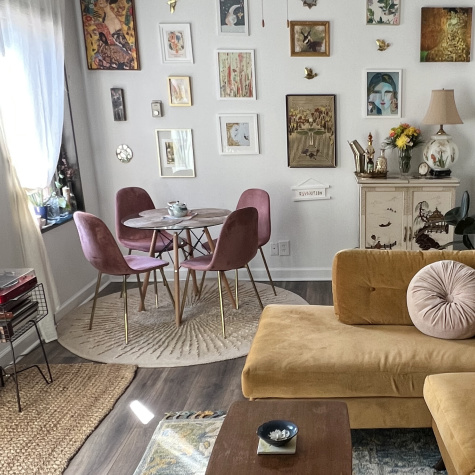 A One-Bedroom Rental Was Turned into a Two-Bedroom Thanks to a Clever Layout