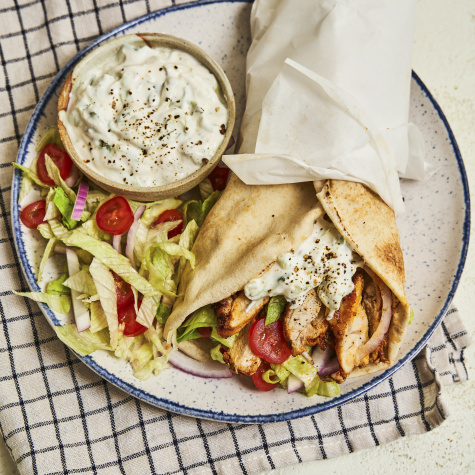 Satisfy Your Street-Food Cravings with Homemade Chicken Gyros