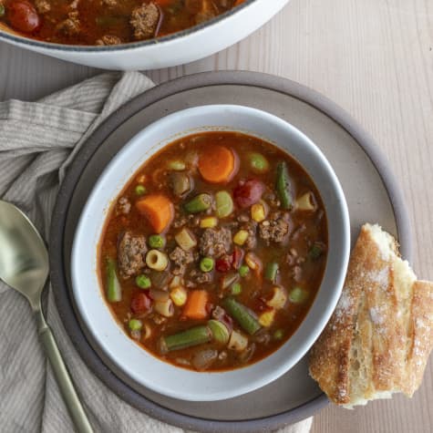 Hamburger Soup Is Nostalgic and Cozy