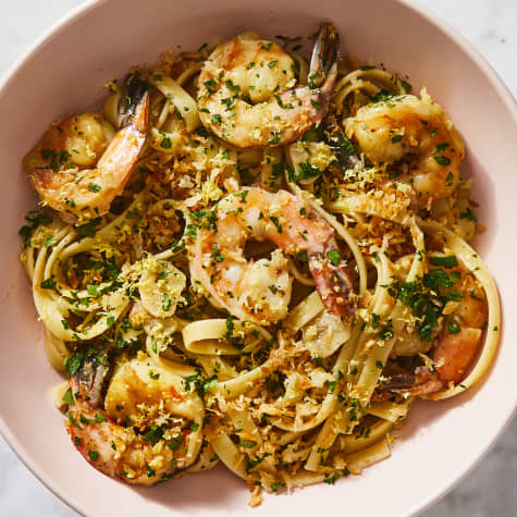 This Maximalist Shrimp Scampi Is Anything but Basic