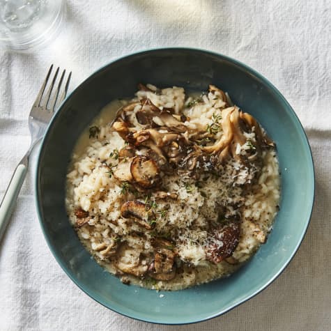 This Creamy Mixed Mushroom Risotto Is an Ultra-Satisfying Meatless Main