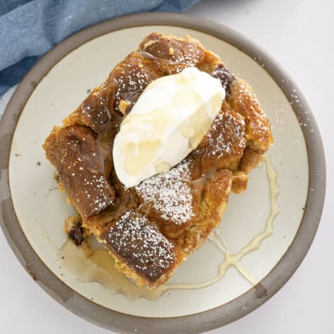 Chocolate Chip Pumpkin Bread Pudding Is an Easy, Holiday-Worthy Dessert