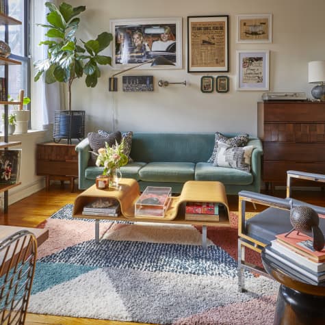 Two People Share This 300-Square-Foot NYC Studio That's Unbelievably Chic Despite the Small Size
