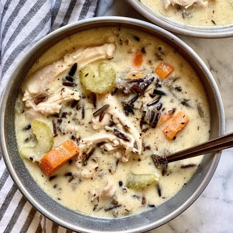 Creamy Chicken and Wild Rice Soup Is Pure Comfort