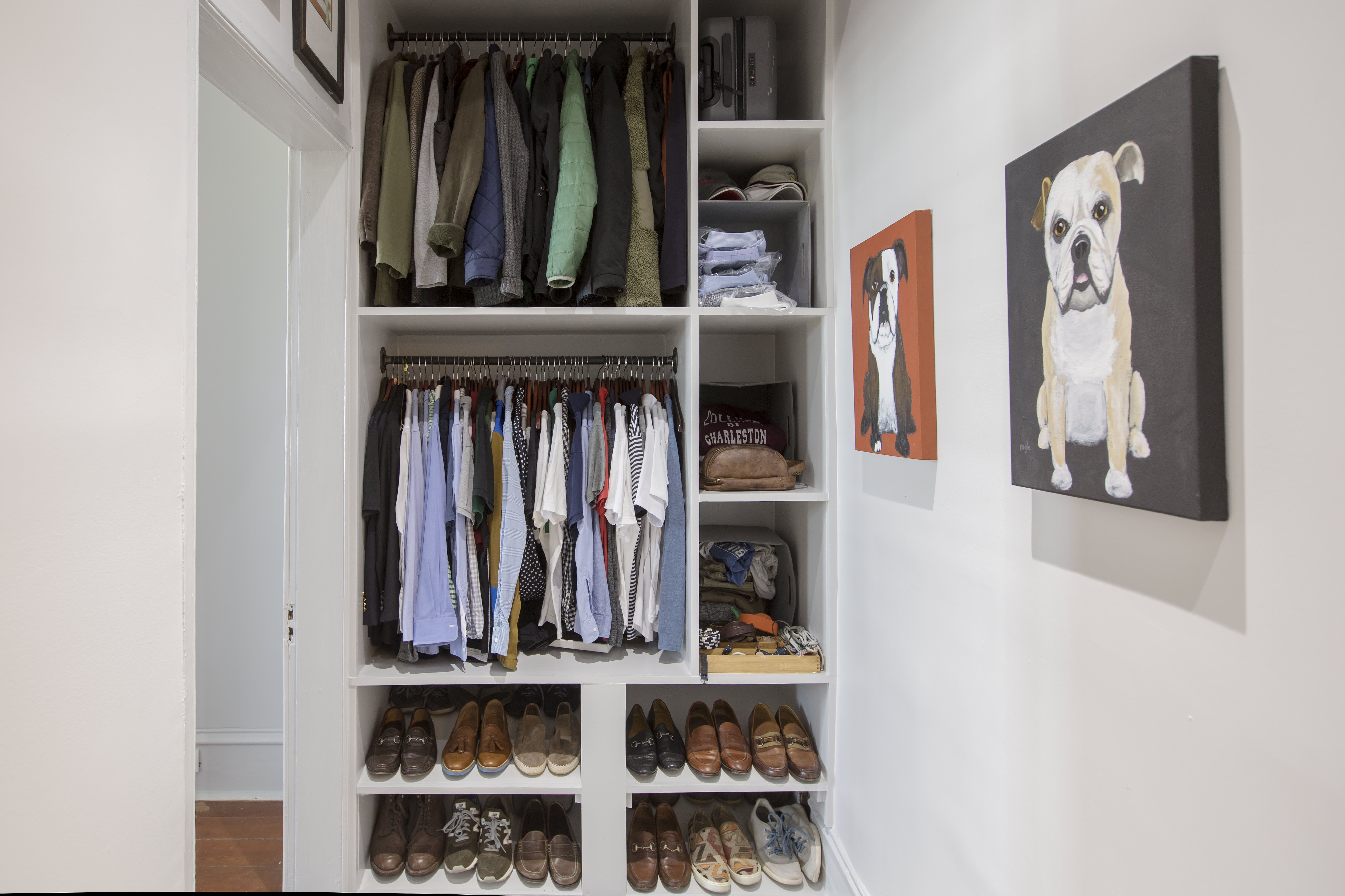 10 Real Life Ways to Make Tiny Closets Work