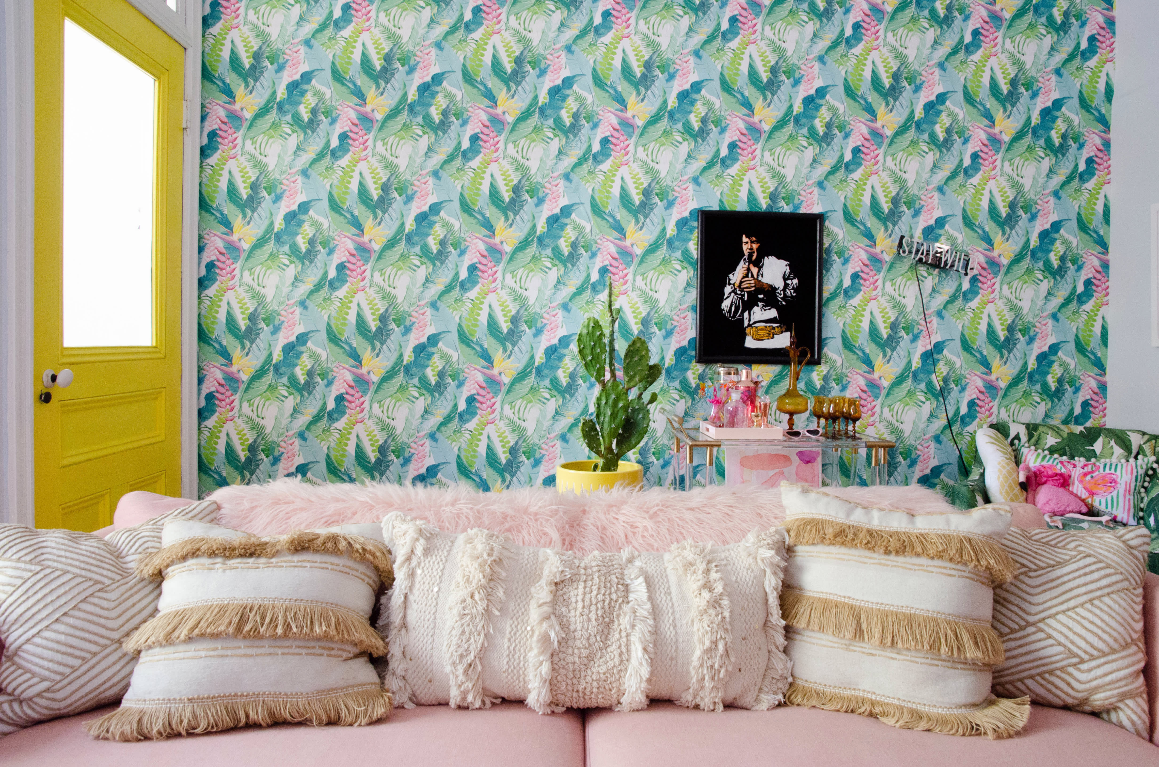 How to Cover Textured Walls With Stick-On Vinyl Wallpaper