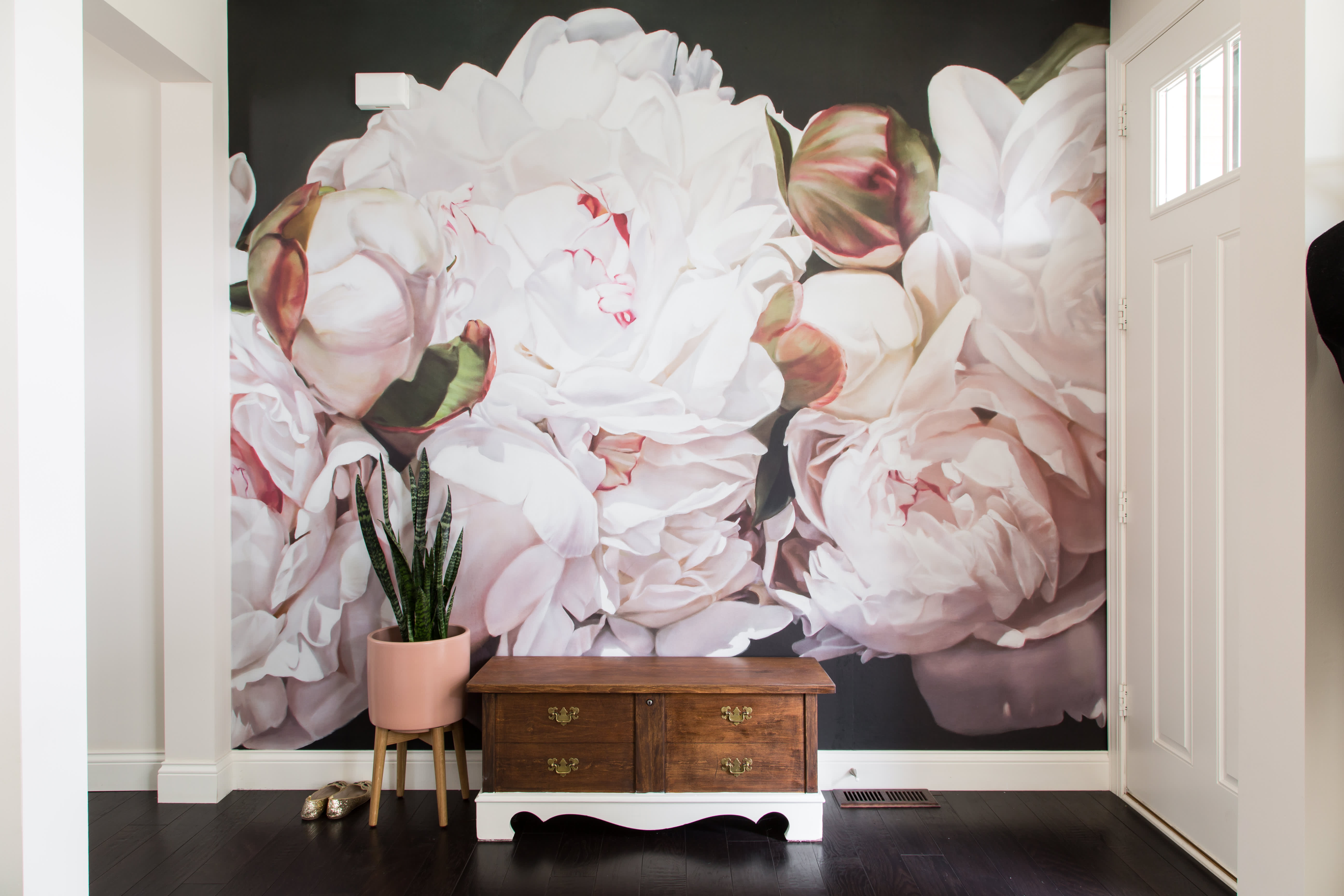 Buy 3D Pink Big Peony Flower Wallpaper Wall Murals Home Decor Online in  India  Etsy