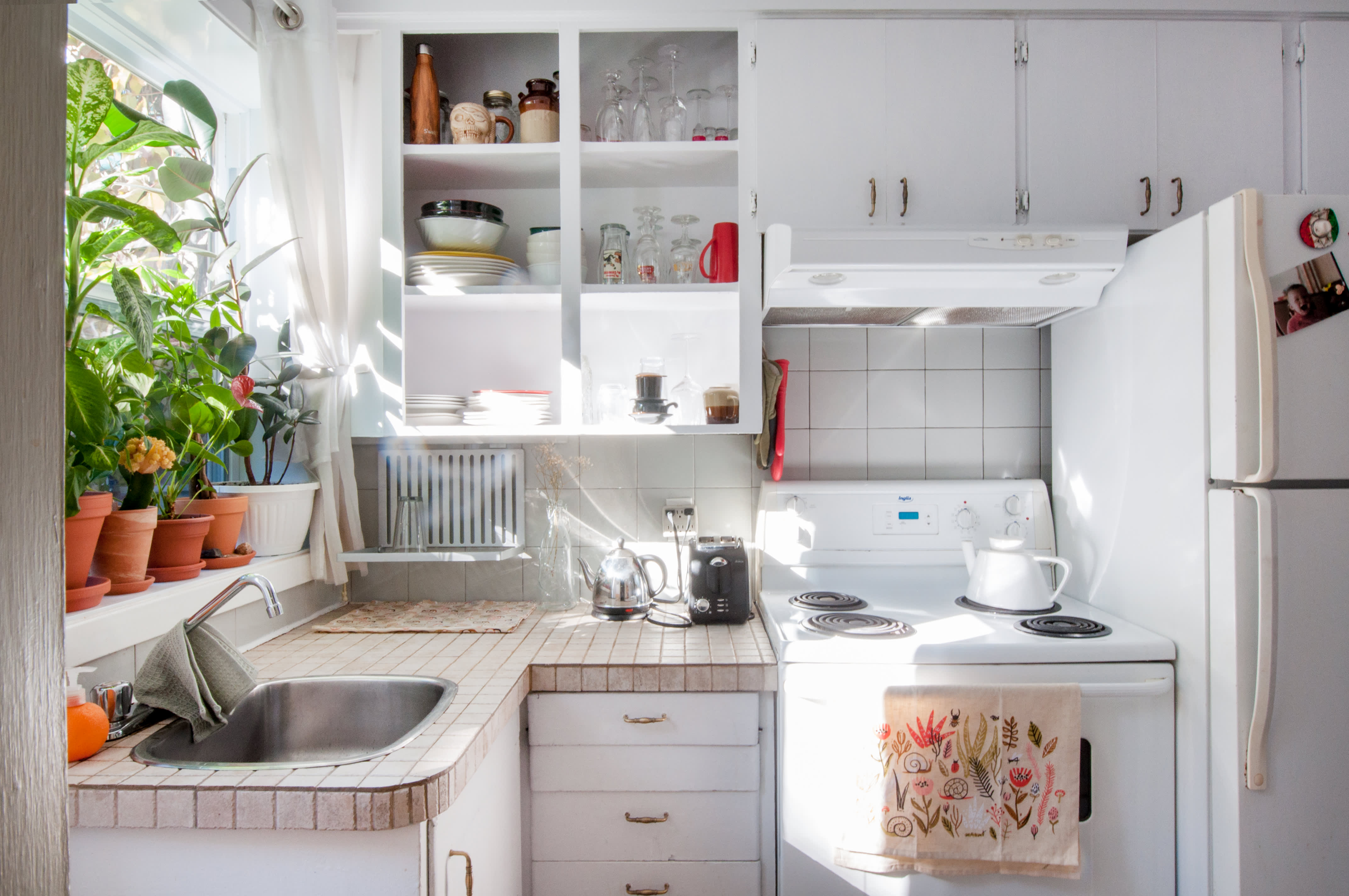 Create More Kitchen Storage: Install Open Shelving Above The Sink - C'est  Bien by Heather Bien