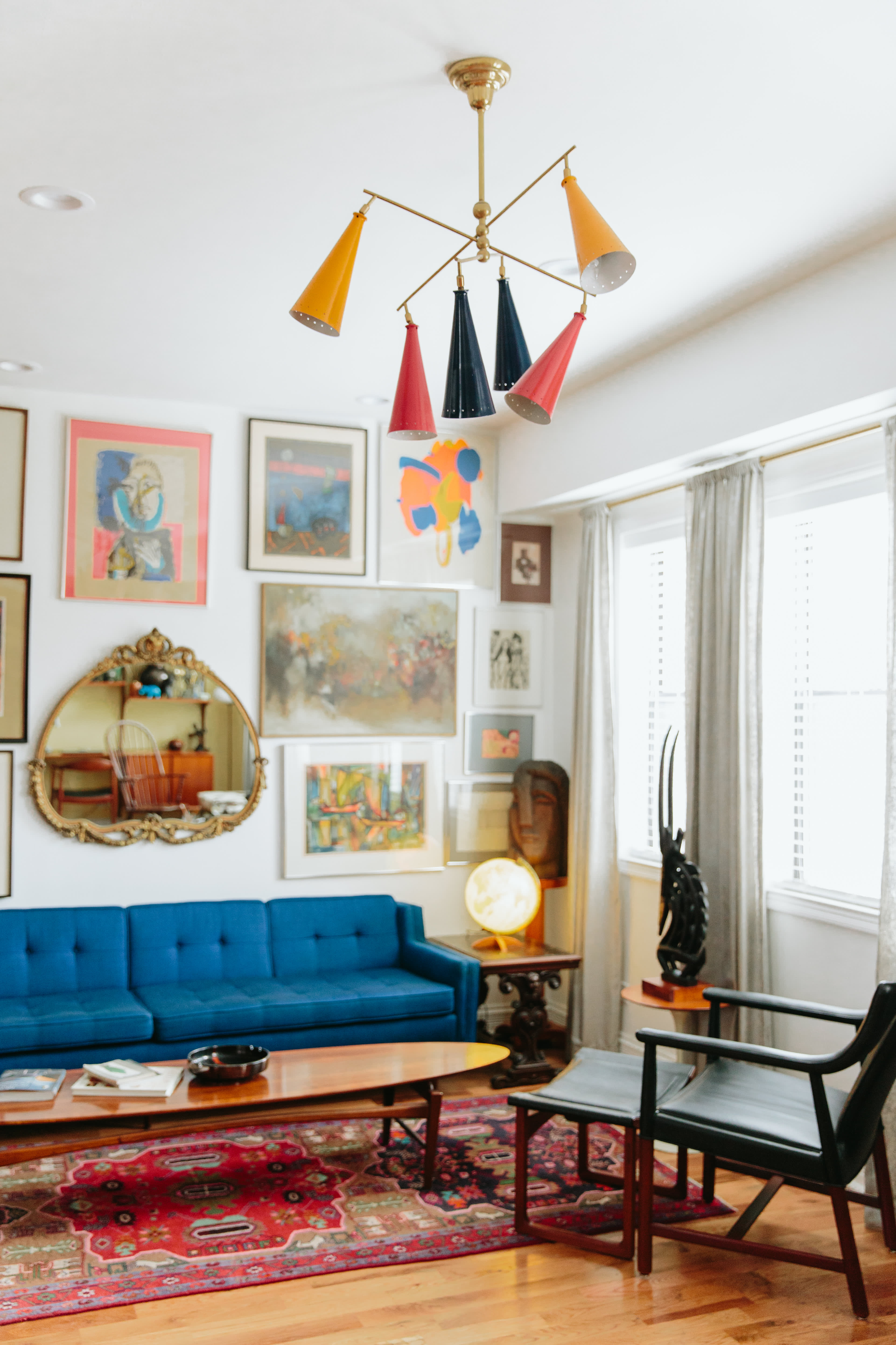 This DC Apartment Is Filled With Art Deco Finds, Midcentury Pieces, and  Pops of Orange - Washingtonian