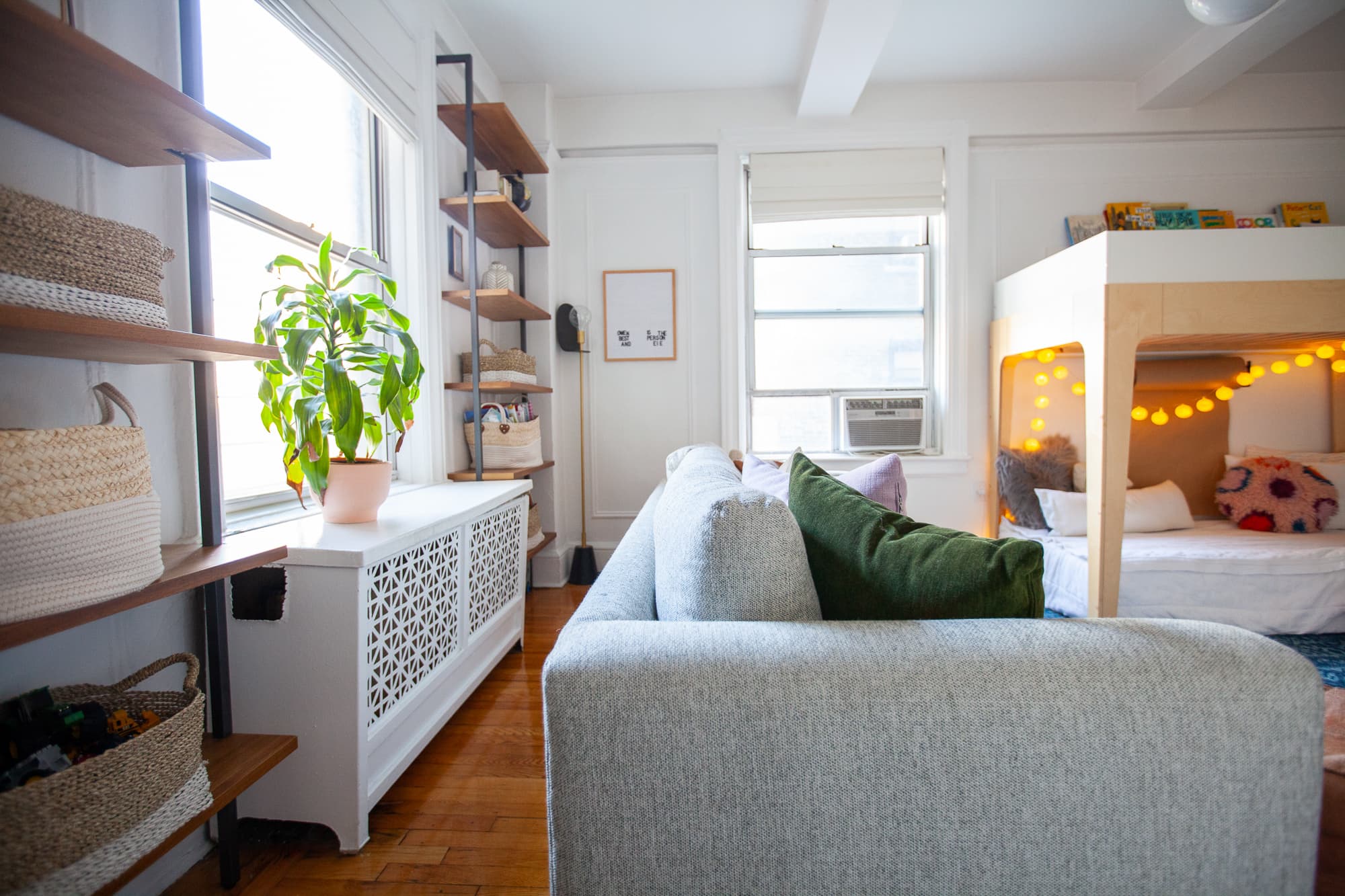 This 700-Square-Foot Apartment Makeover Maximizes Storage and Style