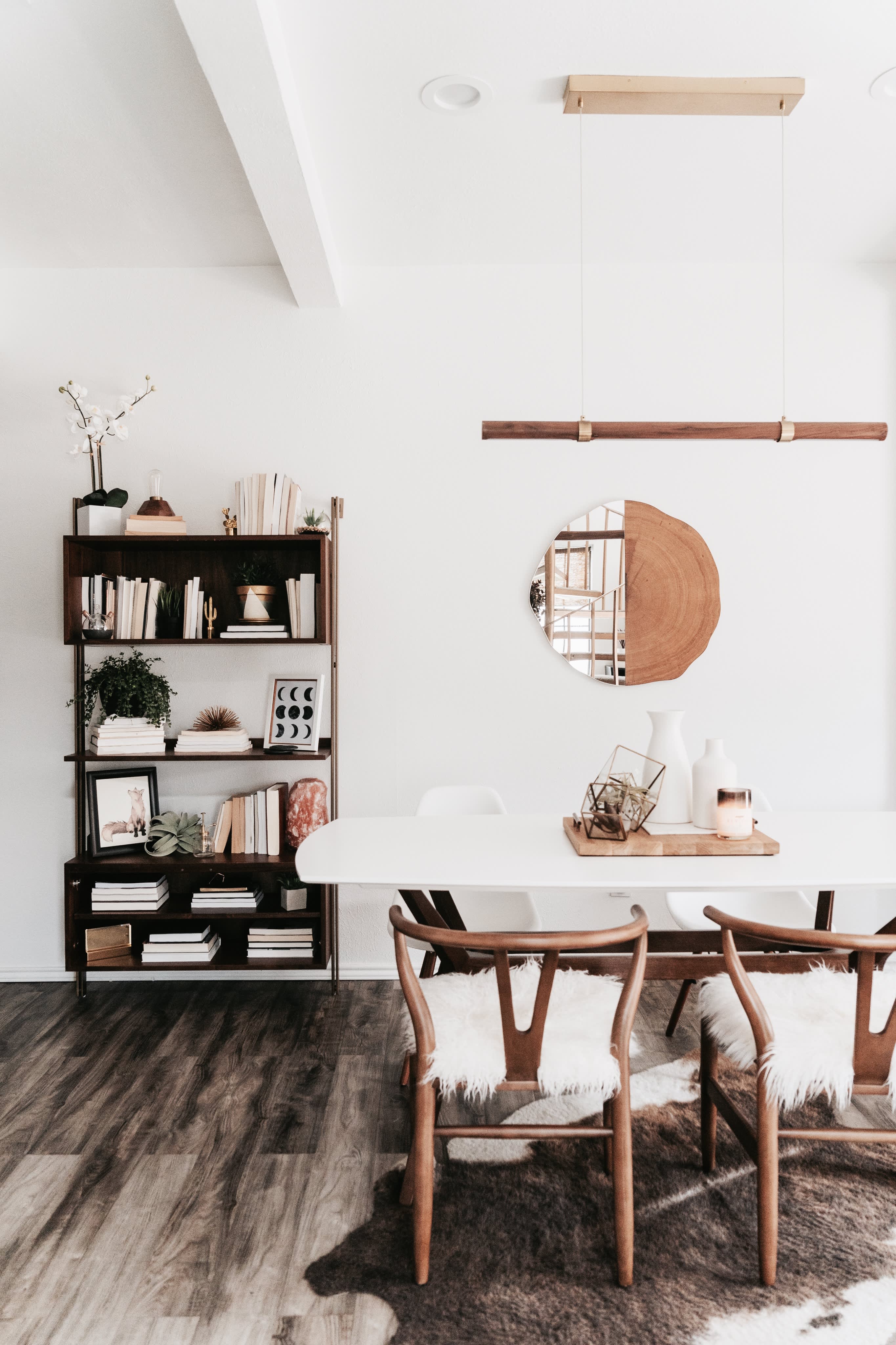 west elm linear wood led pendant