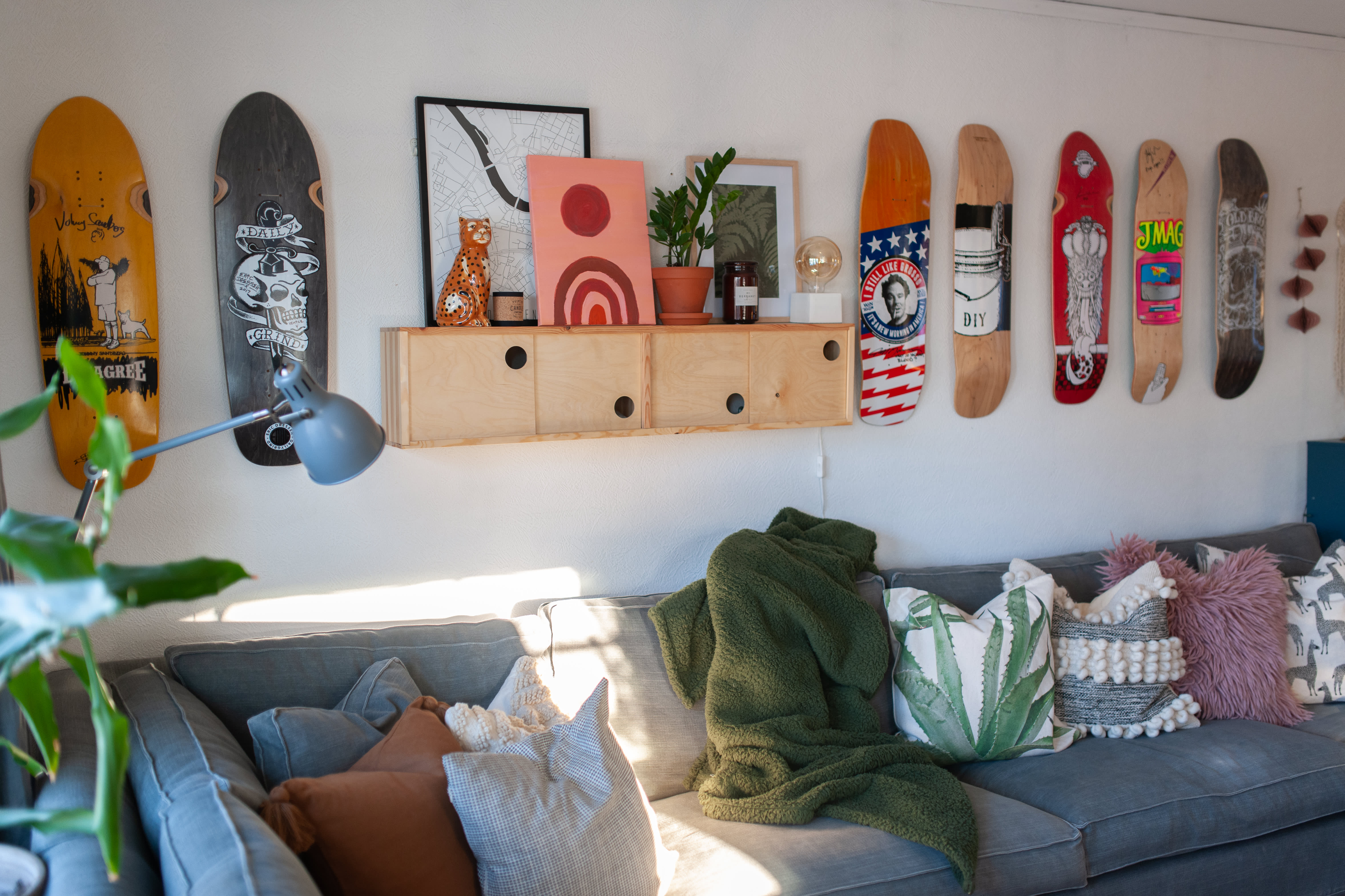 Scandinavian Skateboard Display