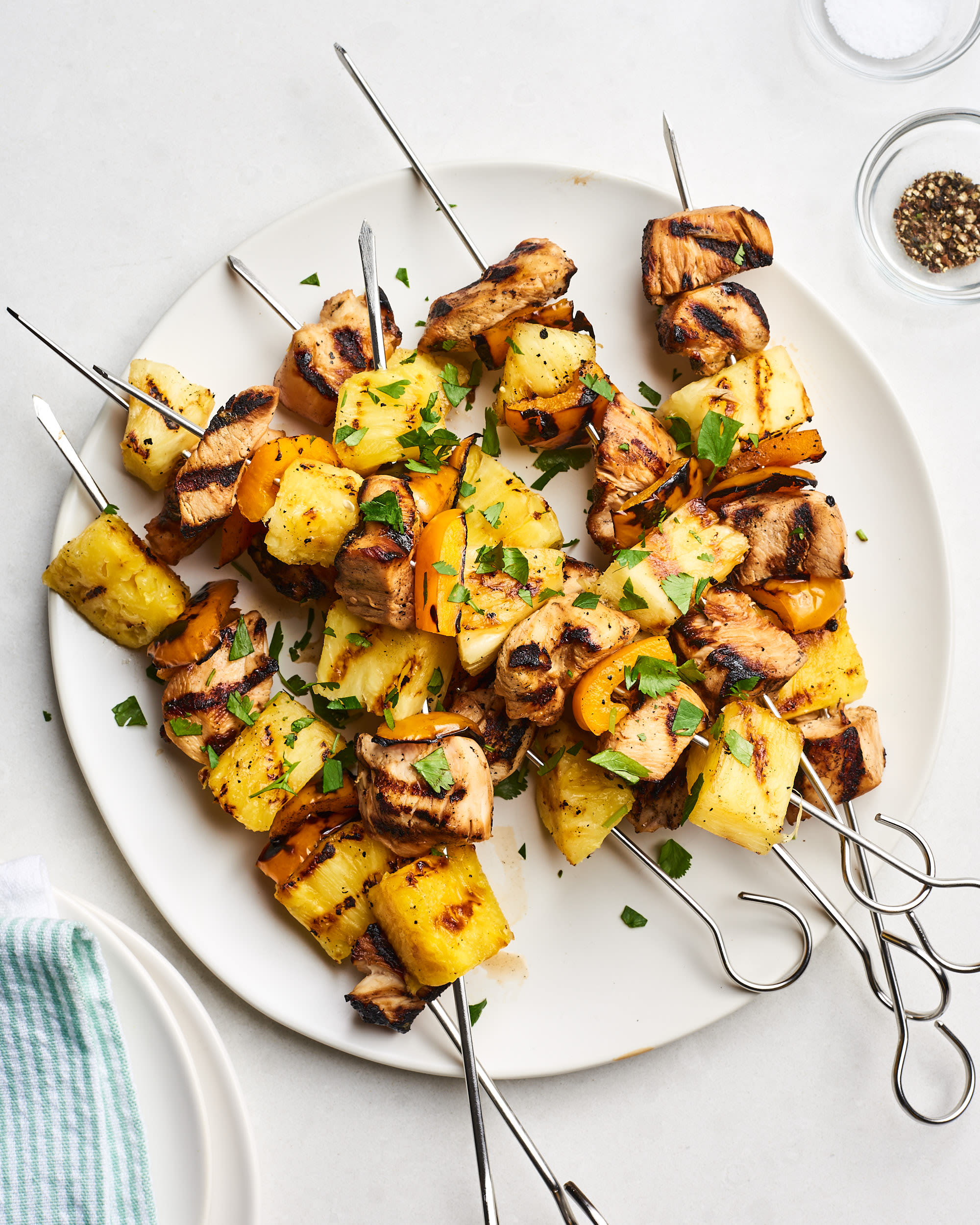 Grilled Hawaiian Teriyaki Chicken Skewers