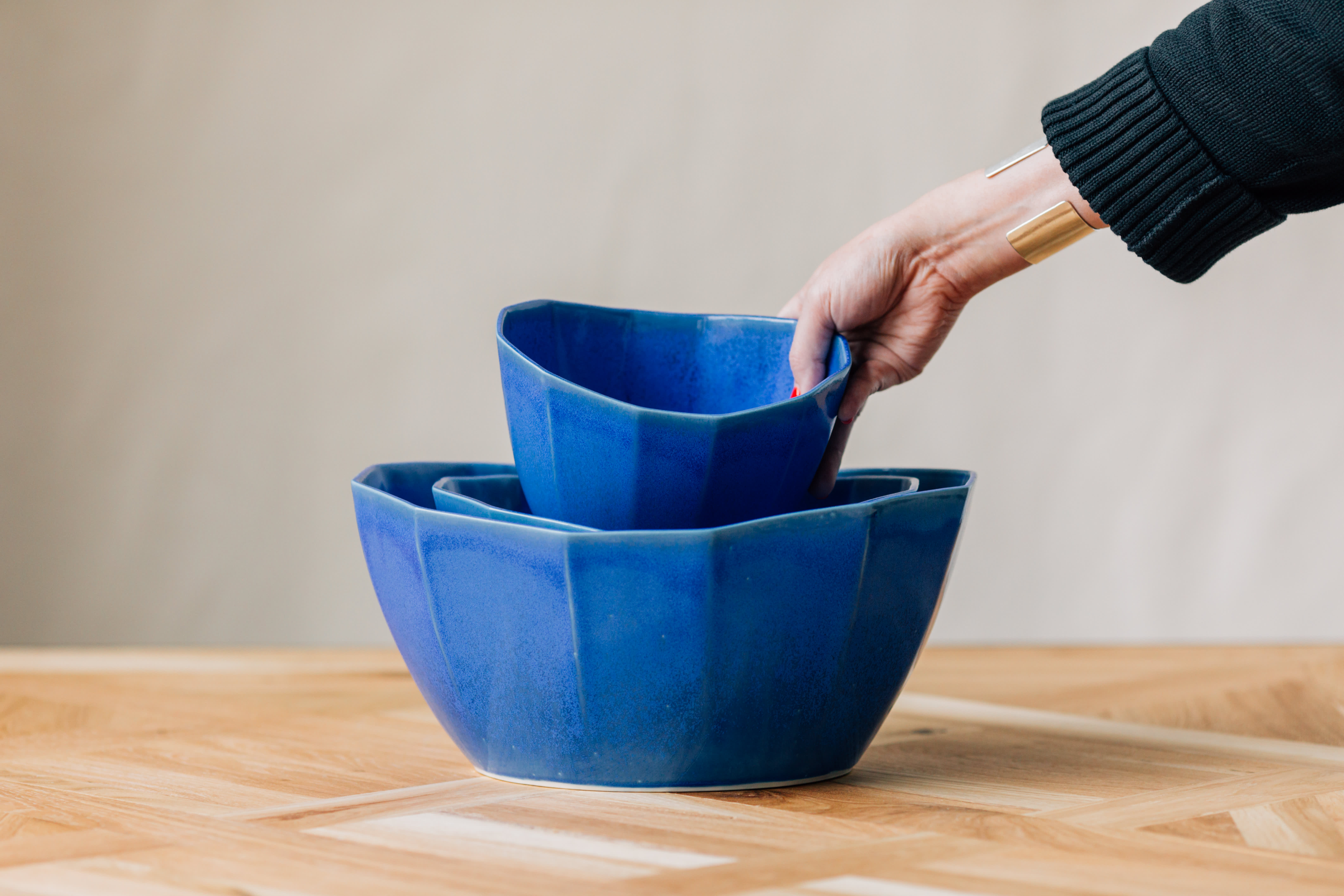 Ceramic Porcelain Mixing Bowl Set - The Bright Angle