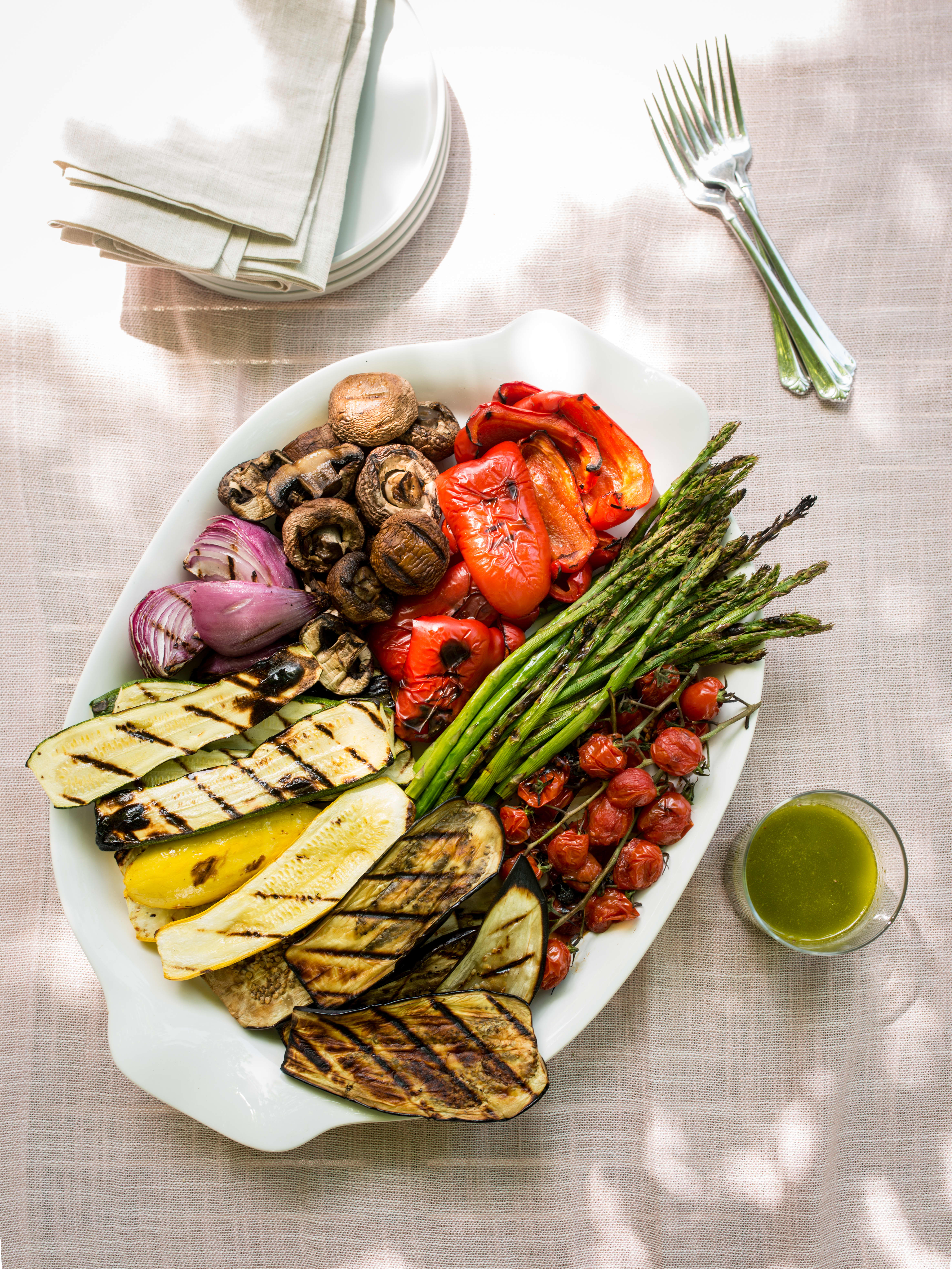 Grill tray for clearance vegetables