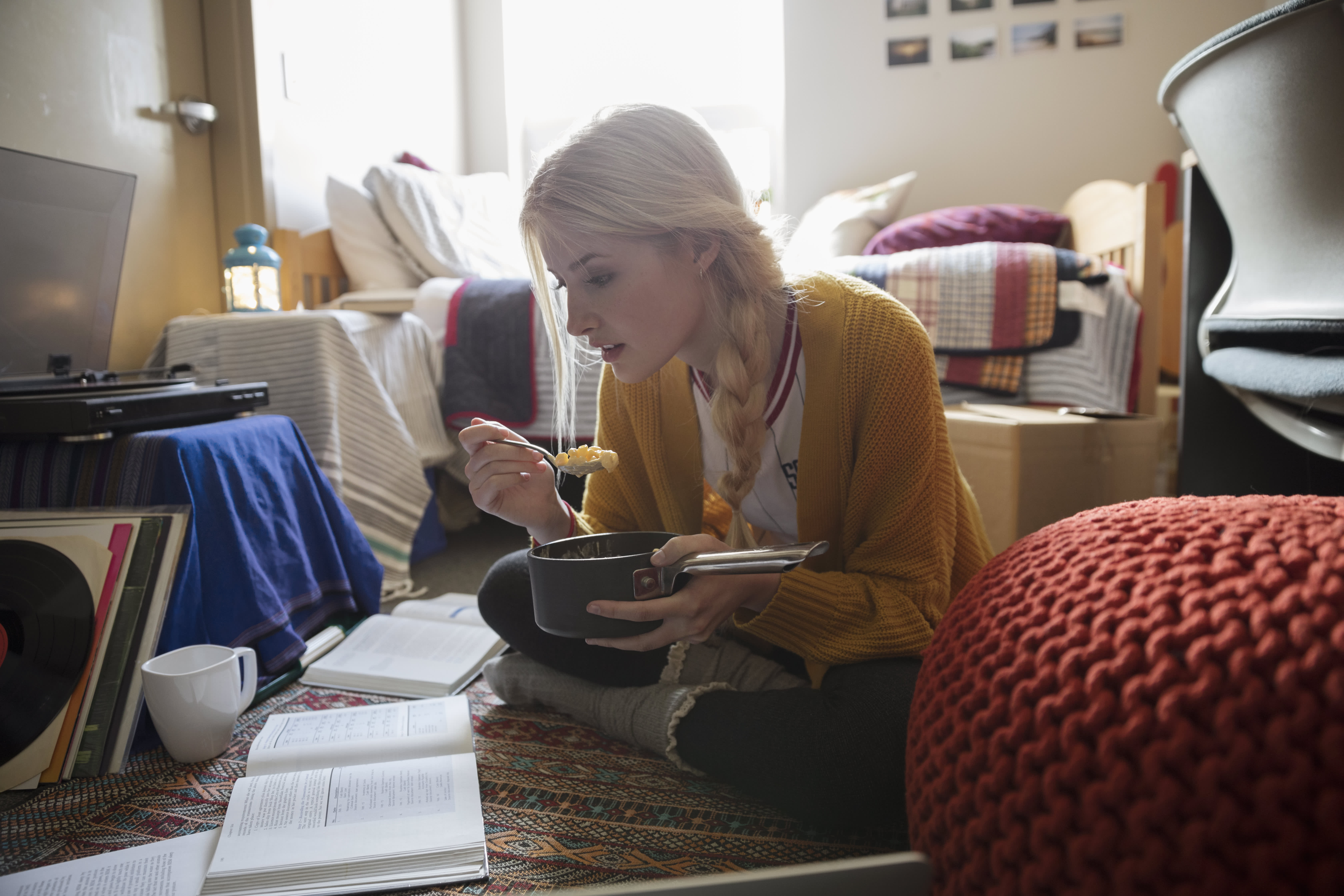 Dorm Life Essentials - Rectangular Food Storage Containers with Lids -  College Student Cooking Supplies