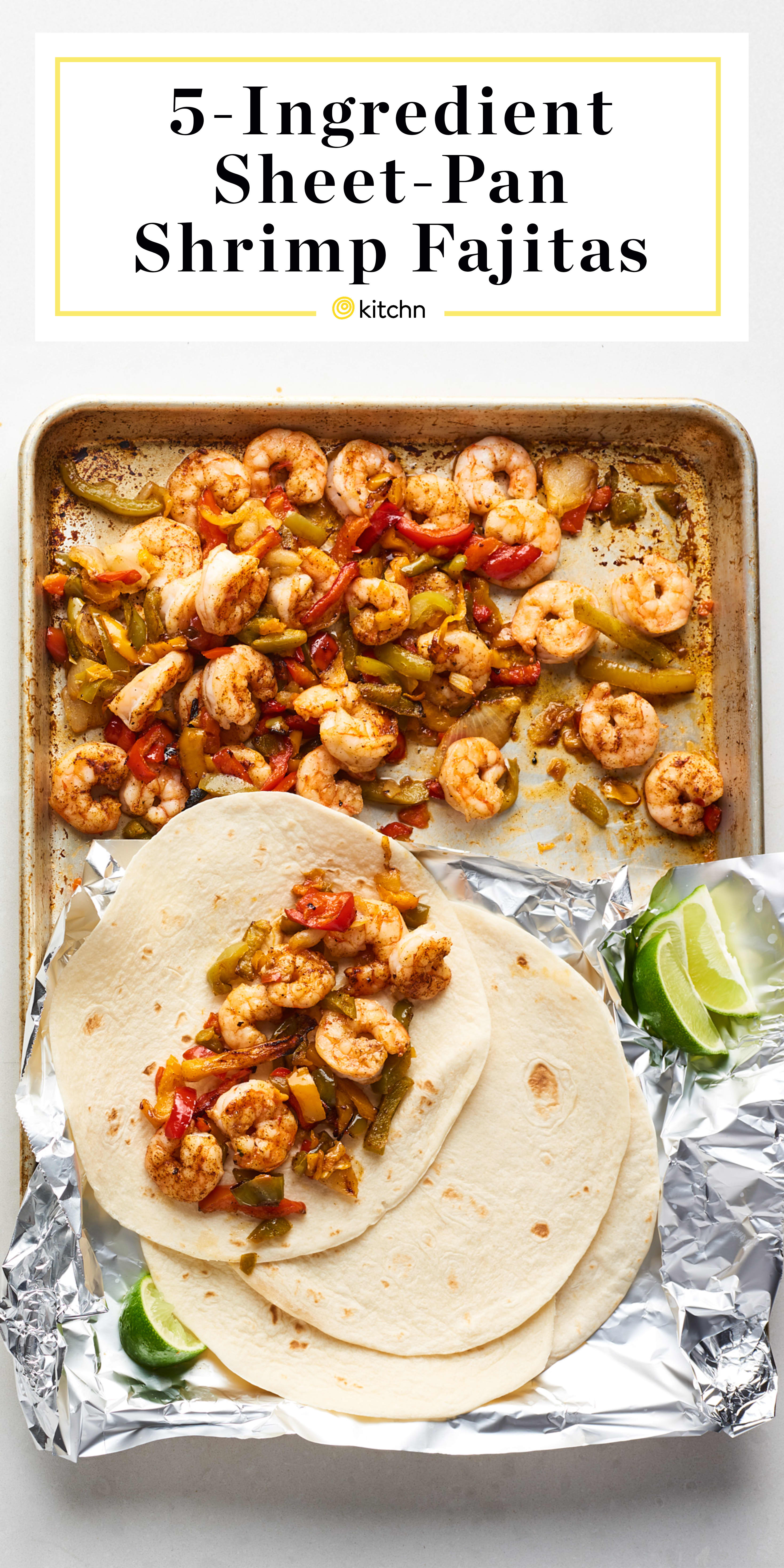 Sheet Pan Shrimp Fajitas Kitchn