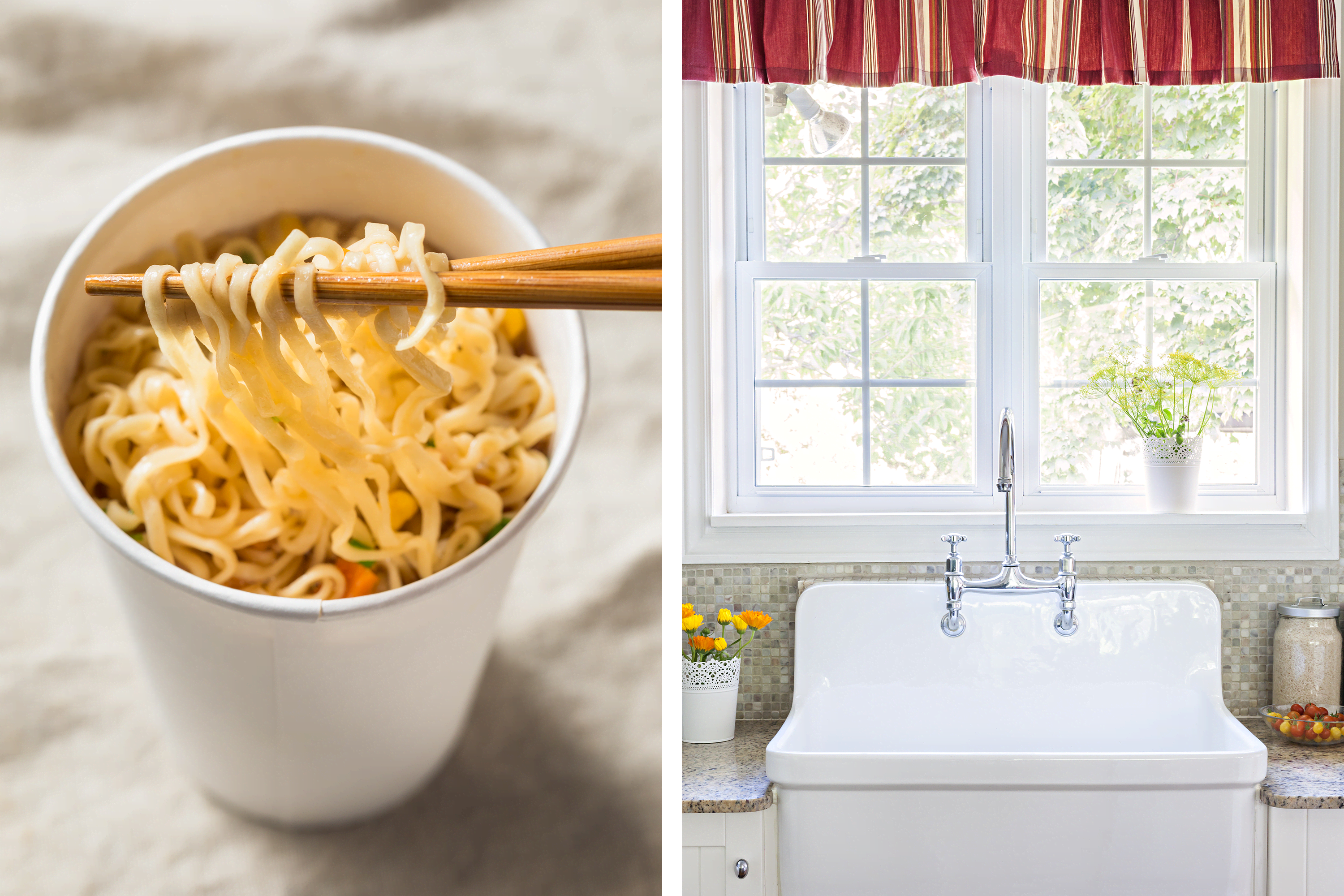 Lover varemærke Omsorg The Strangest Hack You've Never Heard Of: Fixing Your Sink with Instant  Ramen | Kitchn
