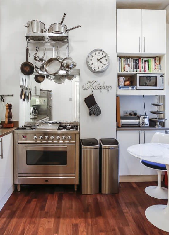 7 Ways Slim Storage Saves the Day — Small Space Solutions  Kitchen remodel  small, Kitchen remodel plans, Small apartment therapy