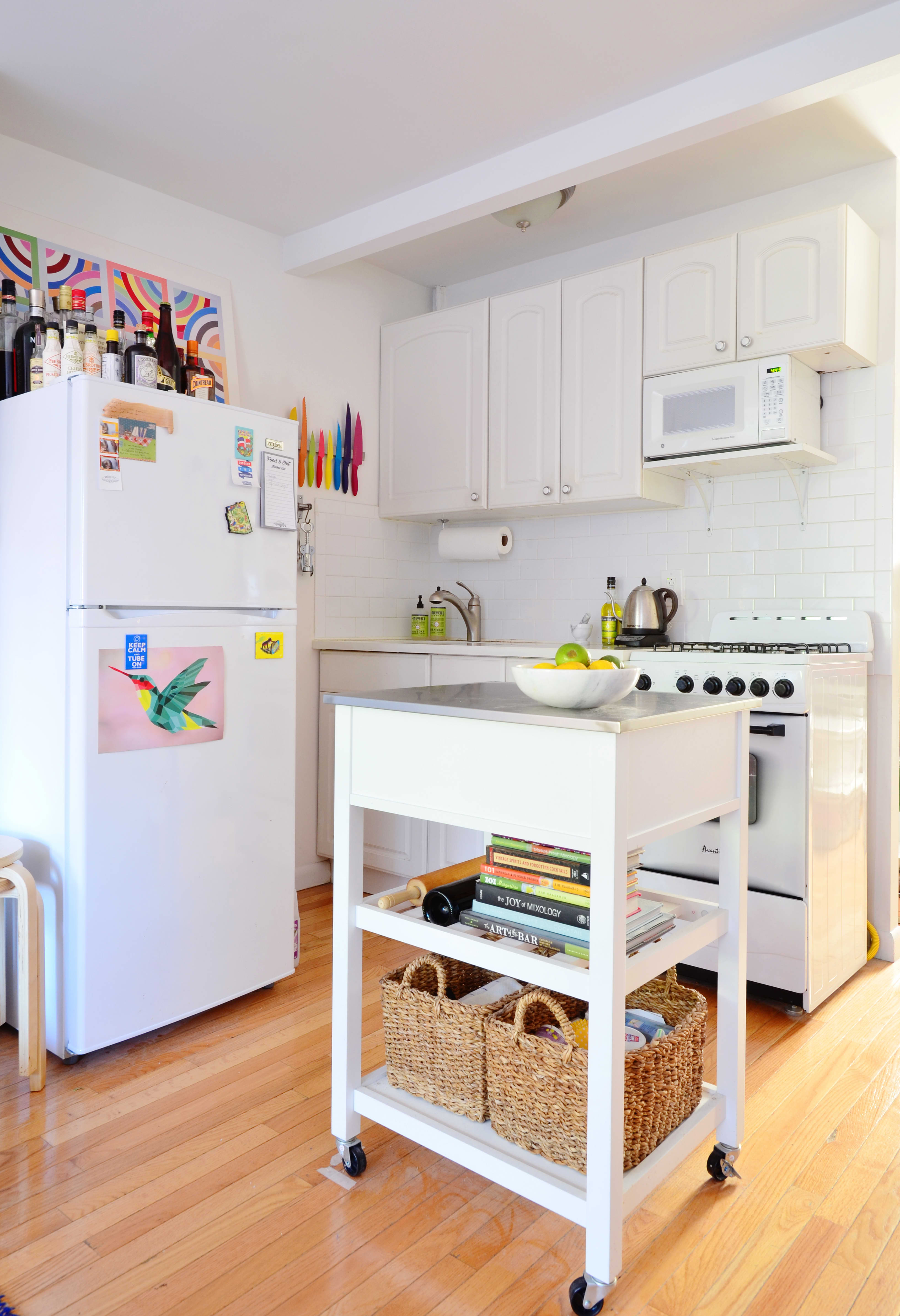 This  removable drawer maximized my kitchen storage space