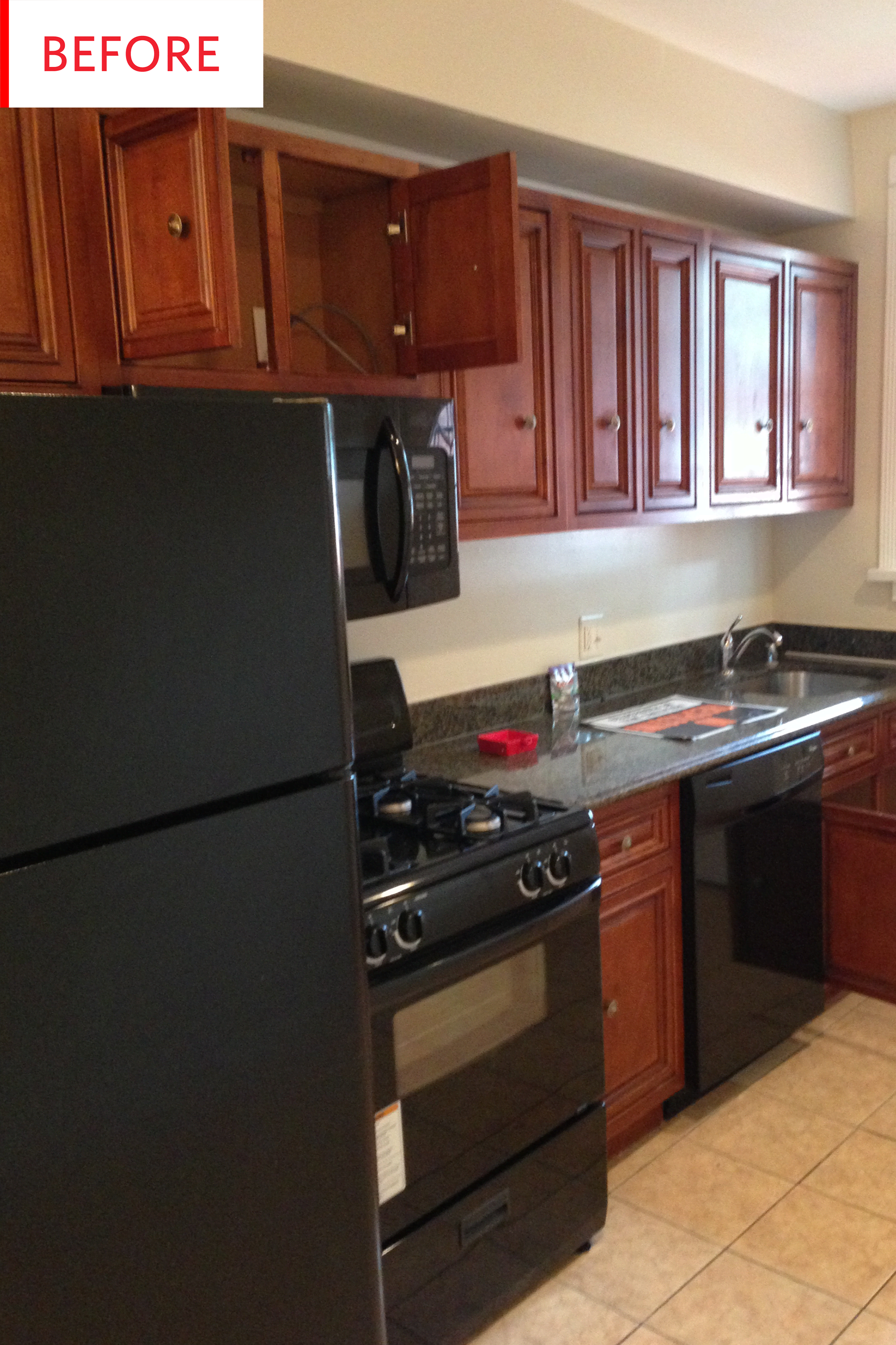 Kitchen Remodel Soapstone Countertops Cherry Wood Apartment