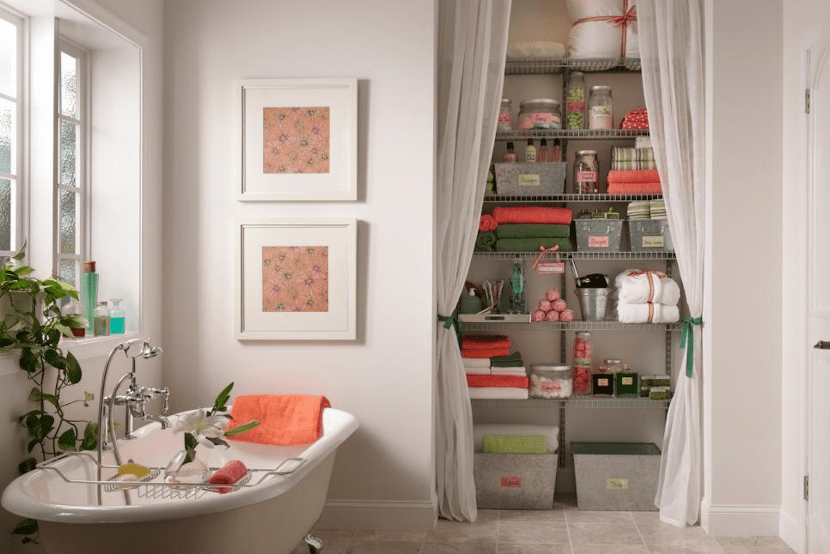 Hide Unsightly Toilet Items with this DIY Side Vanity Storage Unit