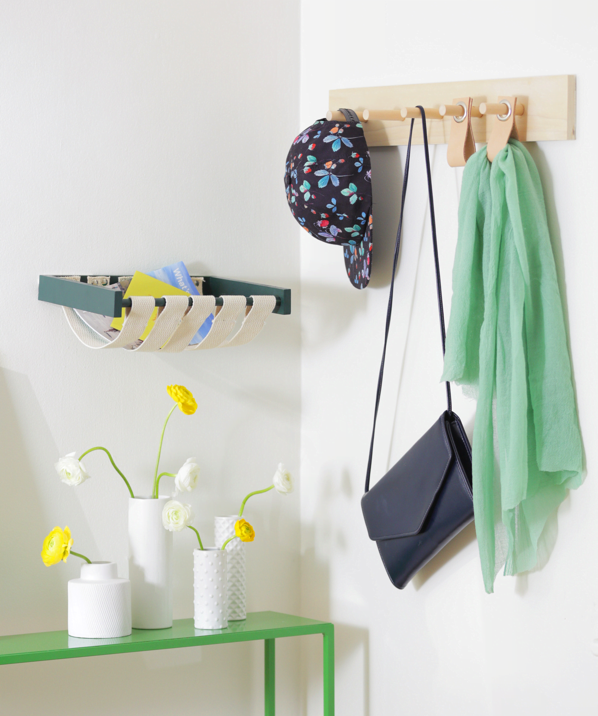 She's Crafty: DIY Dowel Peg Rack