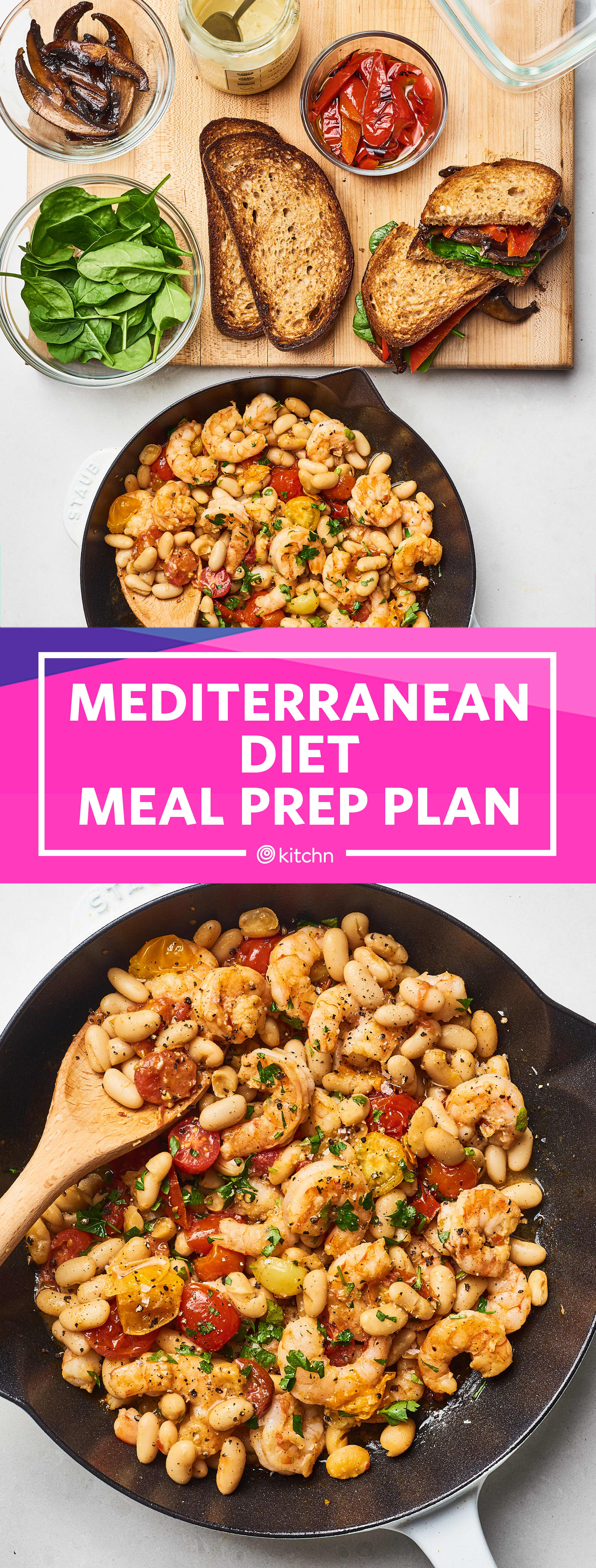 Mediterranean Inspired Grain Bowl Meal Prep - Project Meal Plan