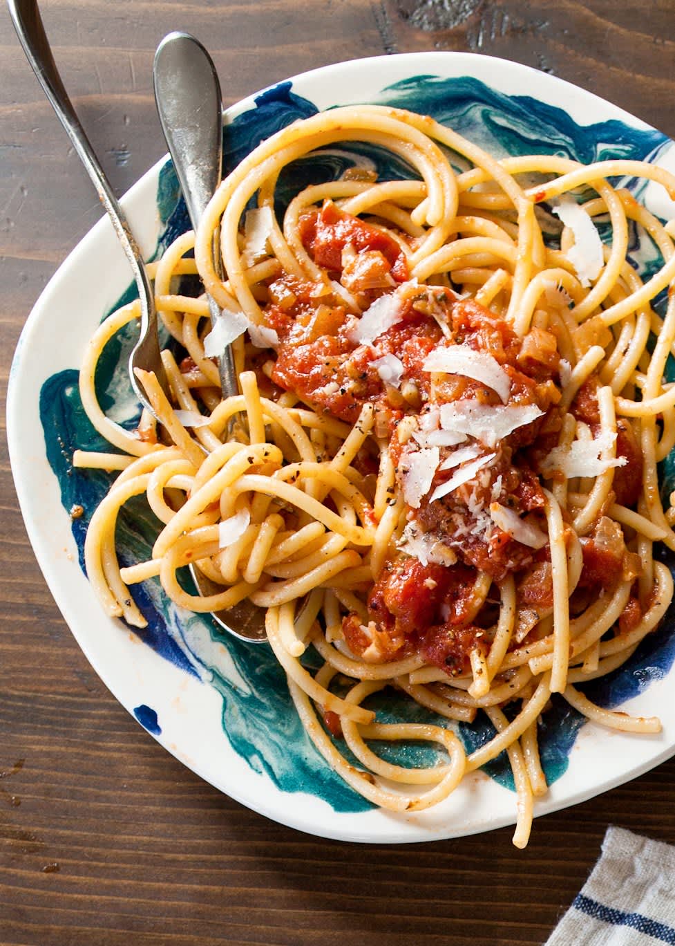 Prevent messing with quick release when pressure cooking pasta noodles.  This happens every time we do pasta noodles and it's very annoying the mess  it makes anyone know how to prevent this? 