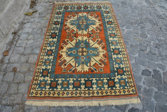 Colorful Oriental Traditional Floral Moroccan Bohemian Style Outdoor Rug by  Arteresting Official