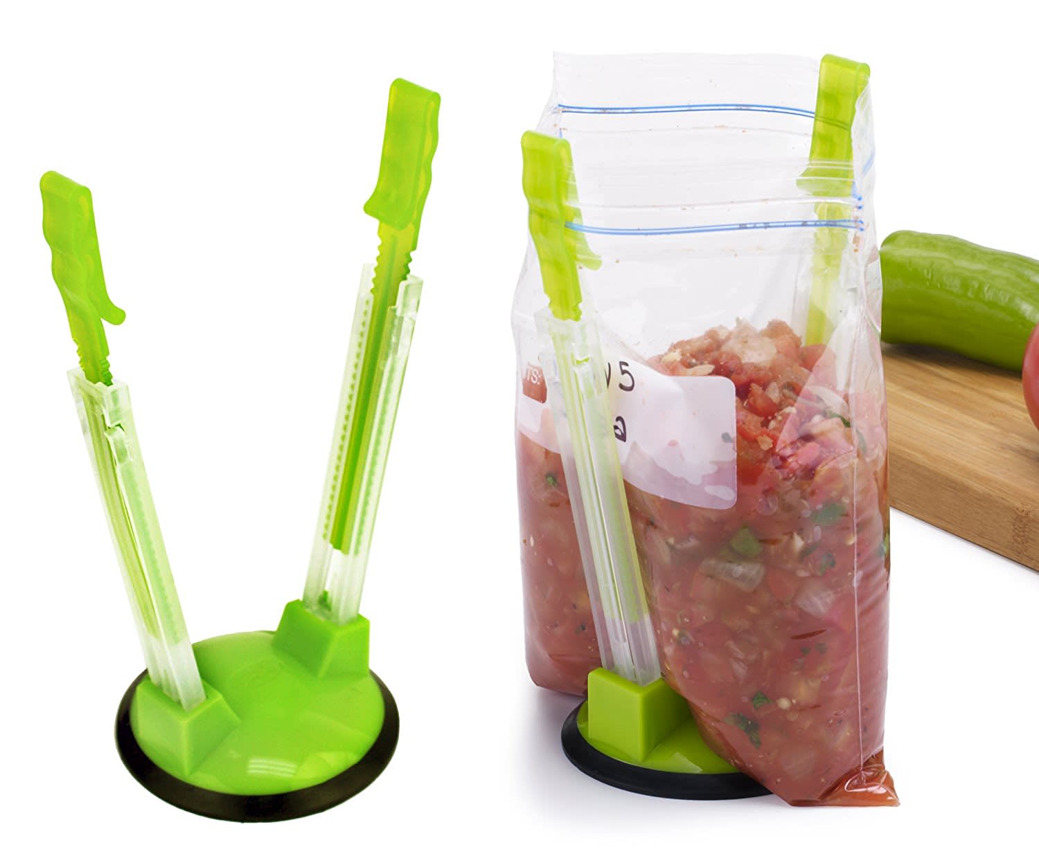 Baggy Rack Holder For Food Prep Bag/plastic Freezer Bag/Ziplock Bag Holder Meal