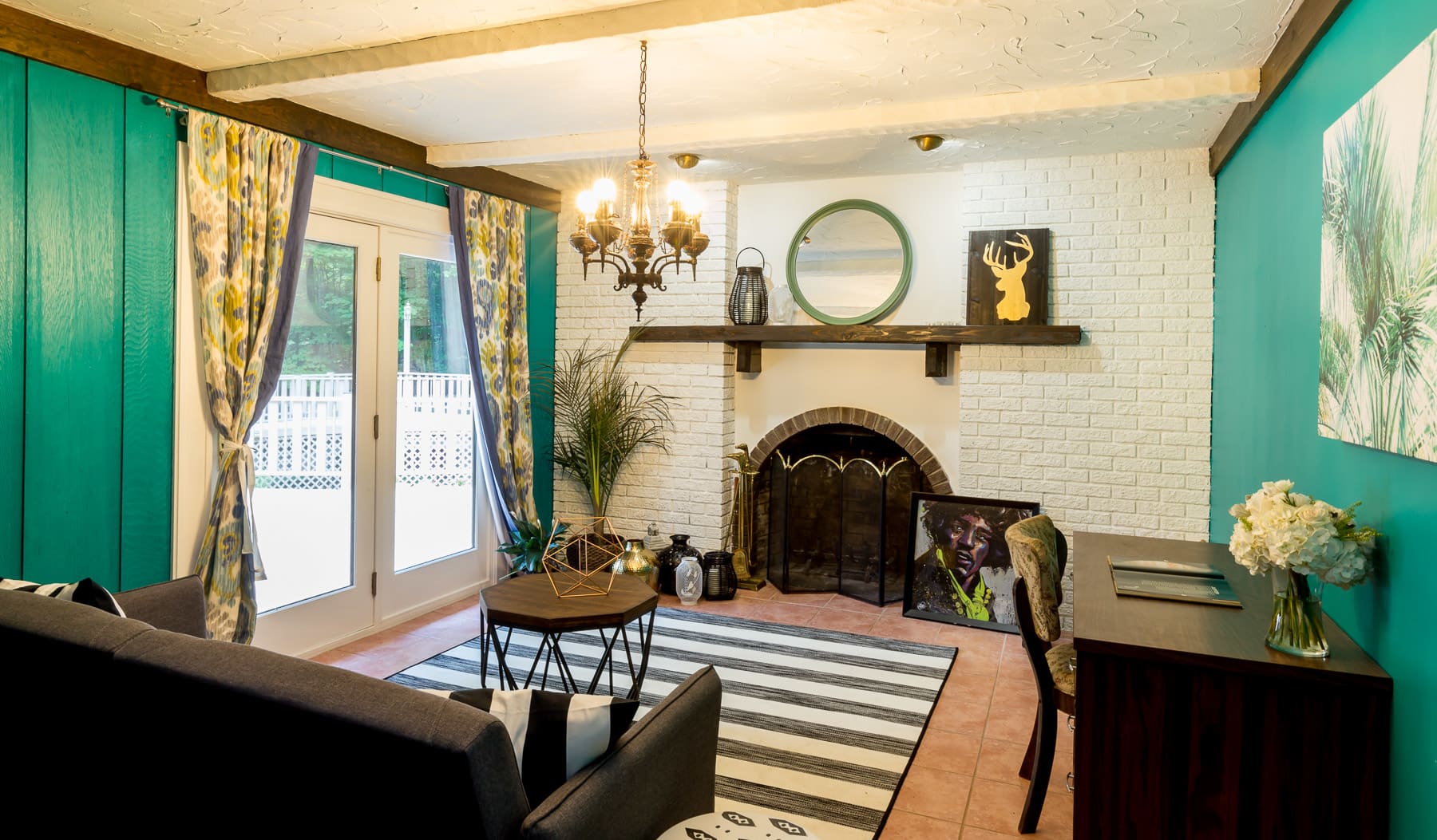 Tour A Colorful Ranch Home in the Hudson Valley | Apartment Therapy