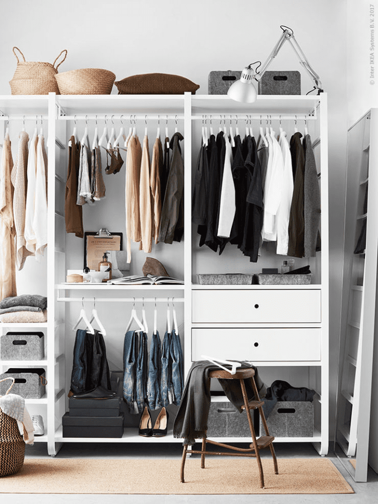 Ikea Closets To Create A Custom Closet Look Apartment Therapy