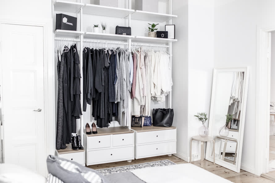 How to DIY a Main Bedroom Closet for Less than $250