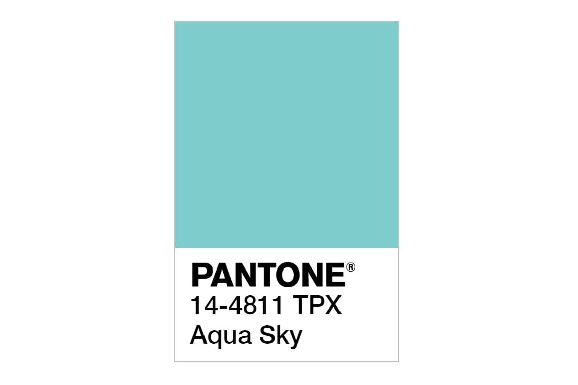 Aqua Sky, Pantone Wiki