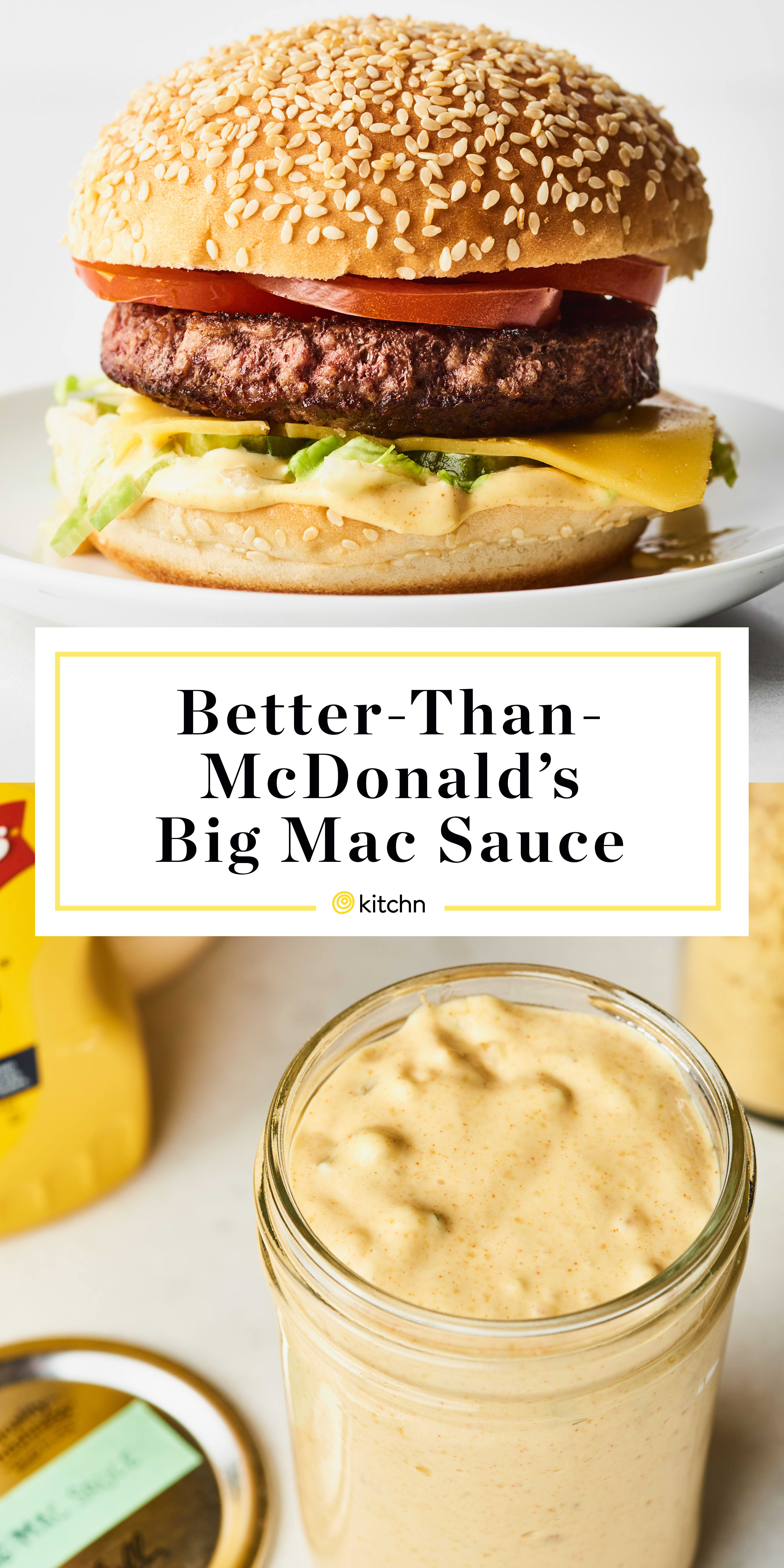 homemade big mac sauce healthy