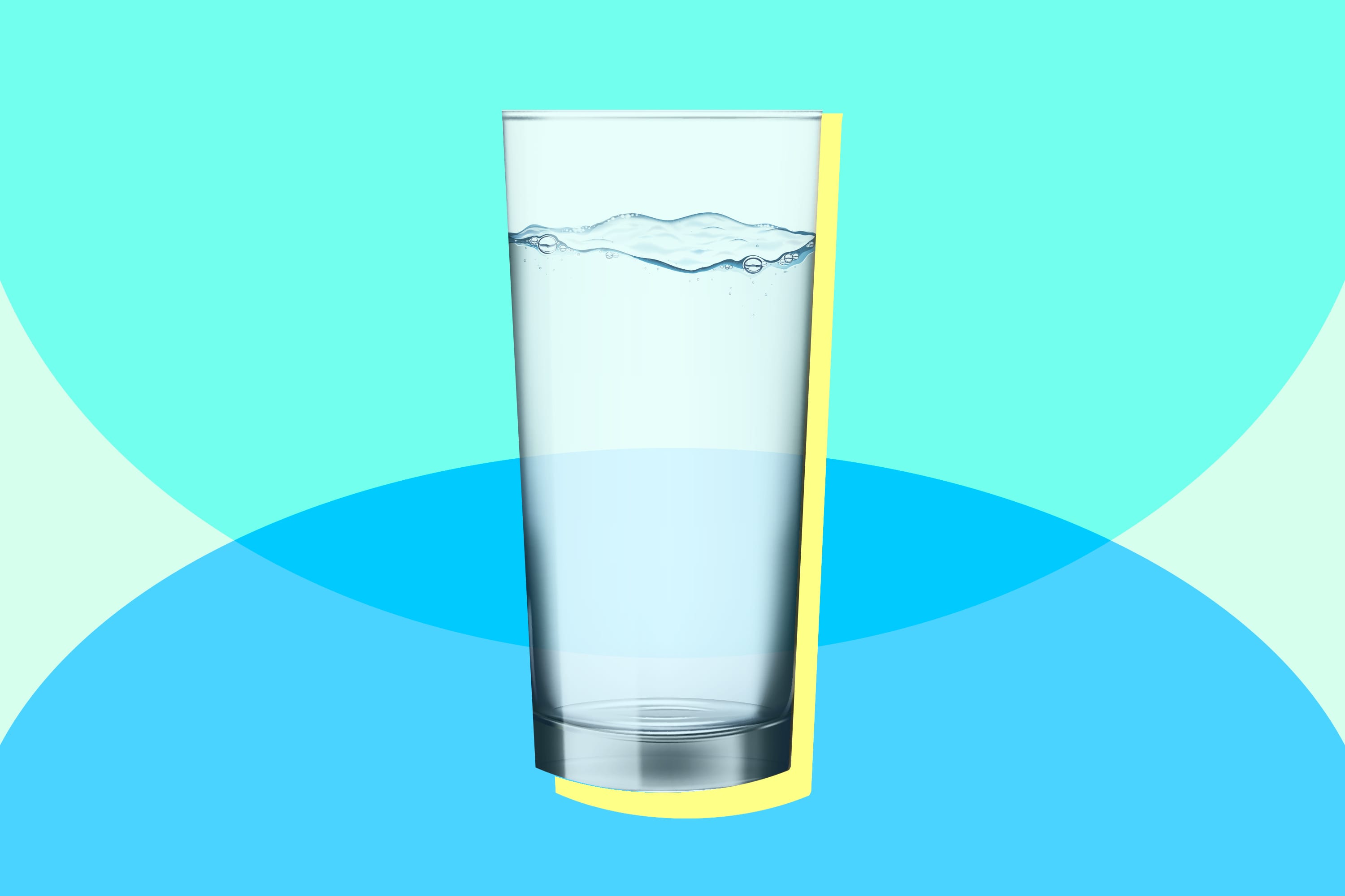 Simple tall glass of water stock vector. Illustration of refreshing -  21620064