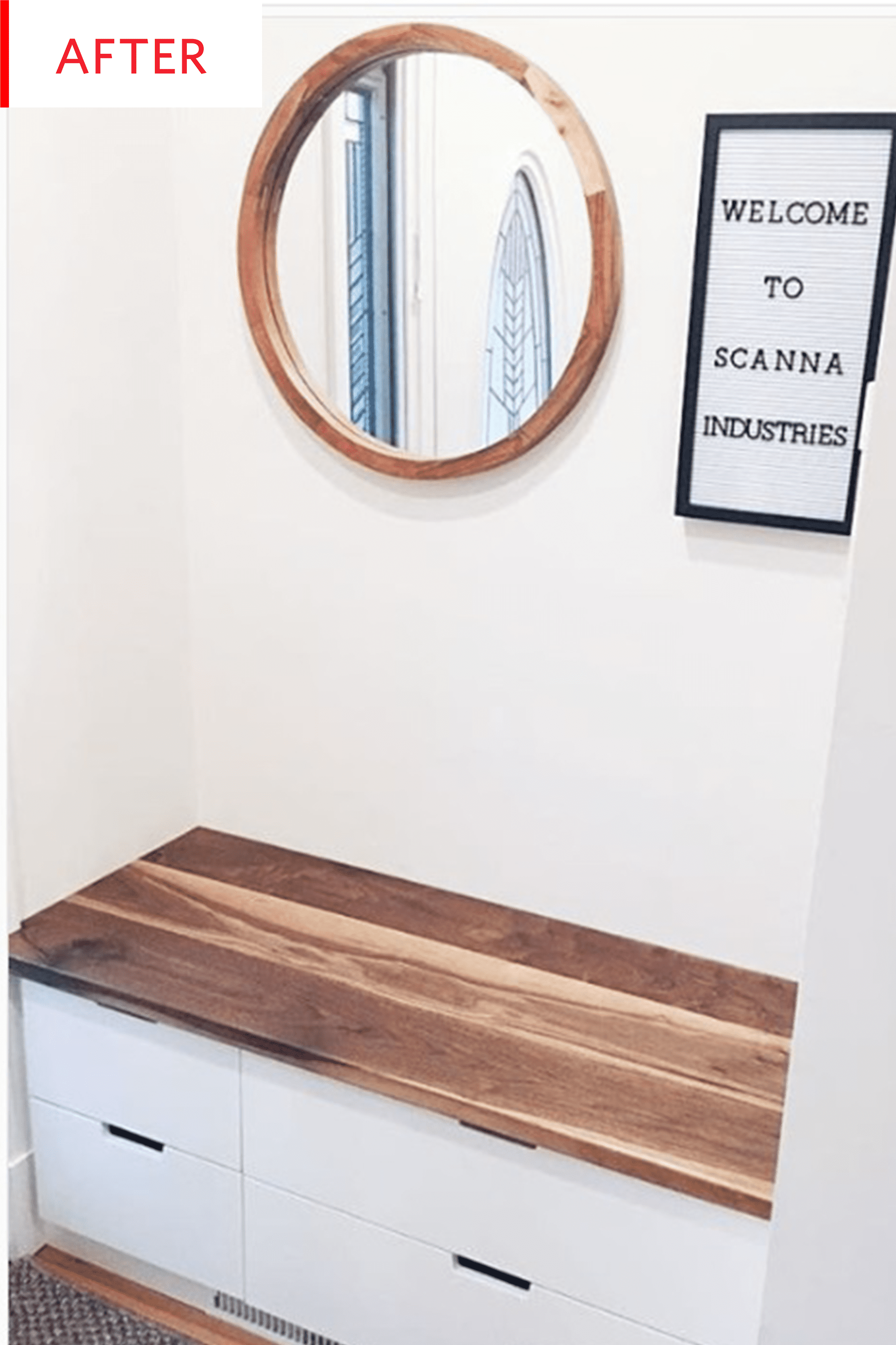 Ikea Nordli Entryway Storage Bench Hack Photos Apartment Therapy