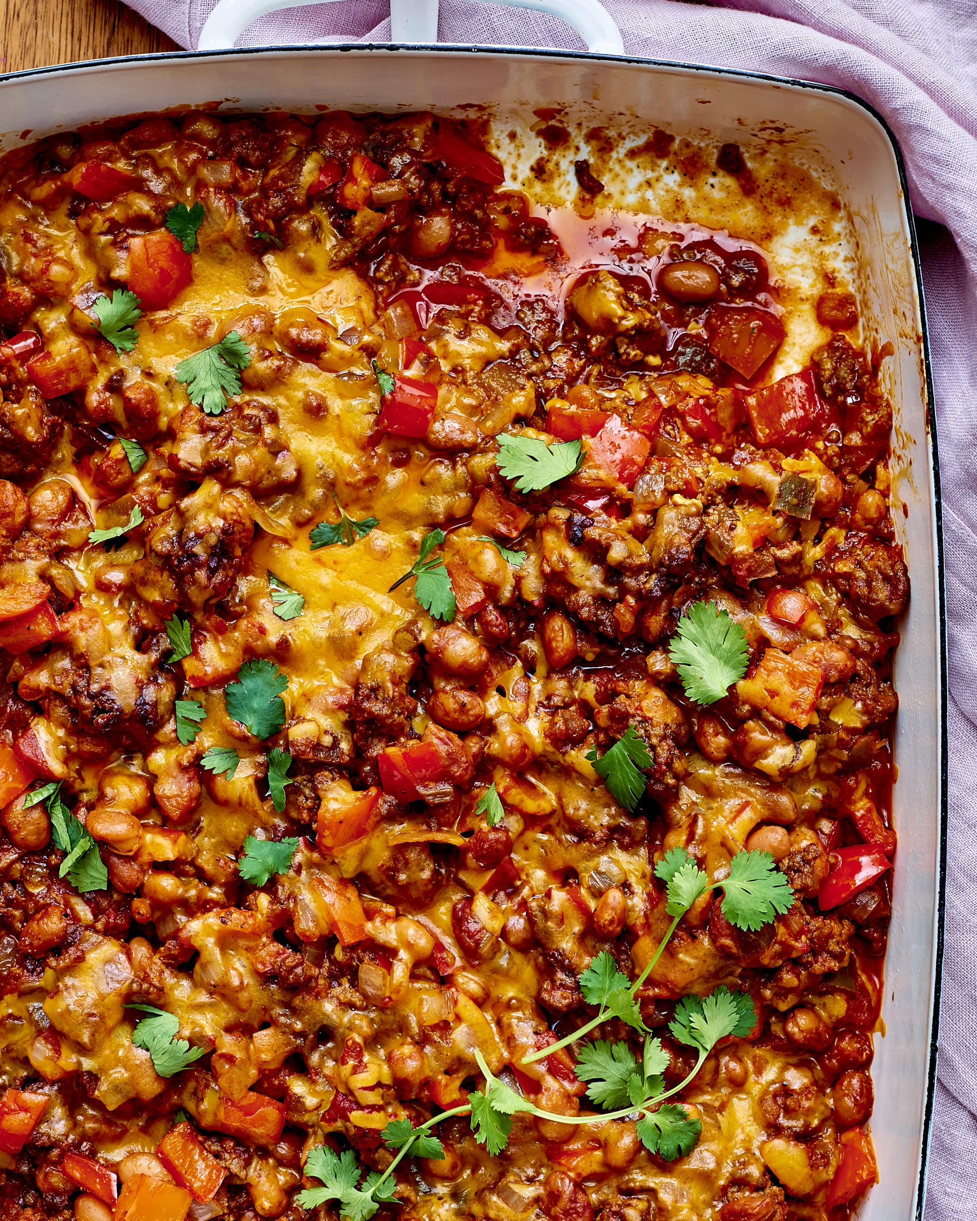 Joyously Domestic: Slow Cooker Lasagna - In Layered Disposable Pans