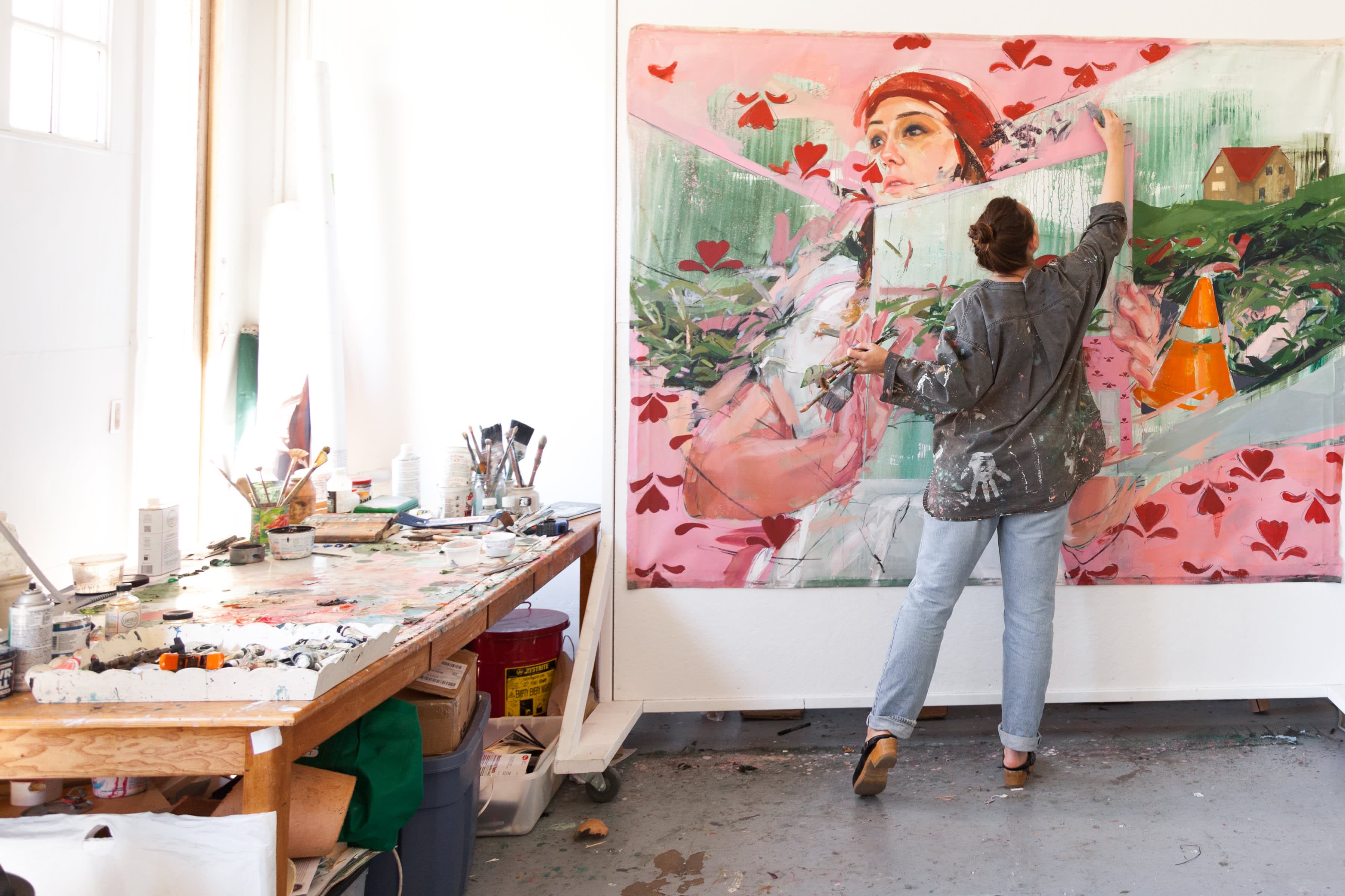 Where We Create A Look Inside Real Life Craft Rooms Art Studios Apartment Therapy