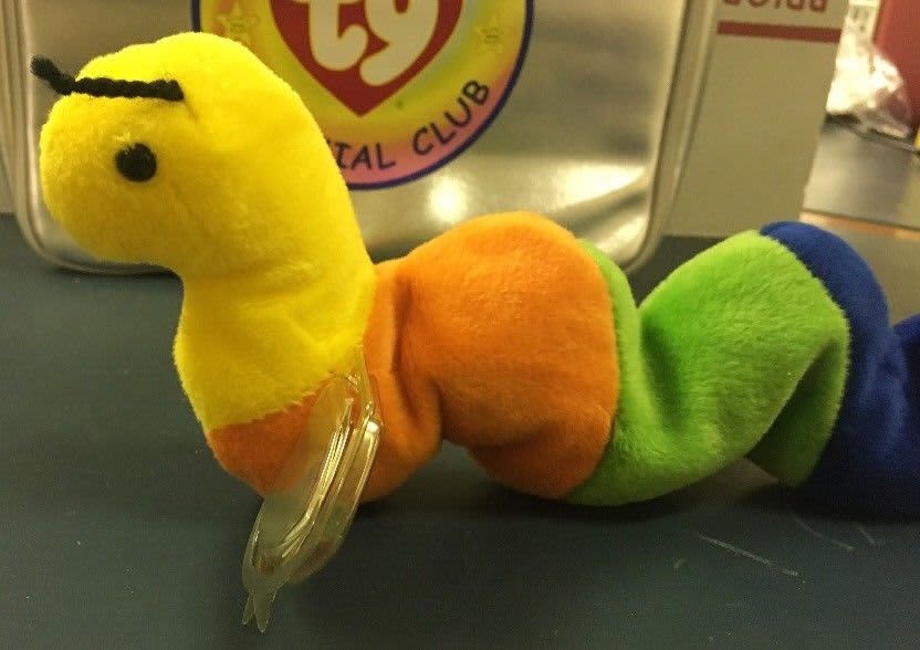 caterpillar beanie baby value