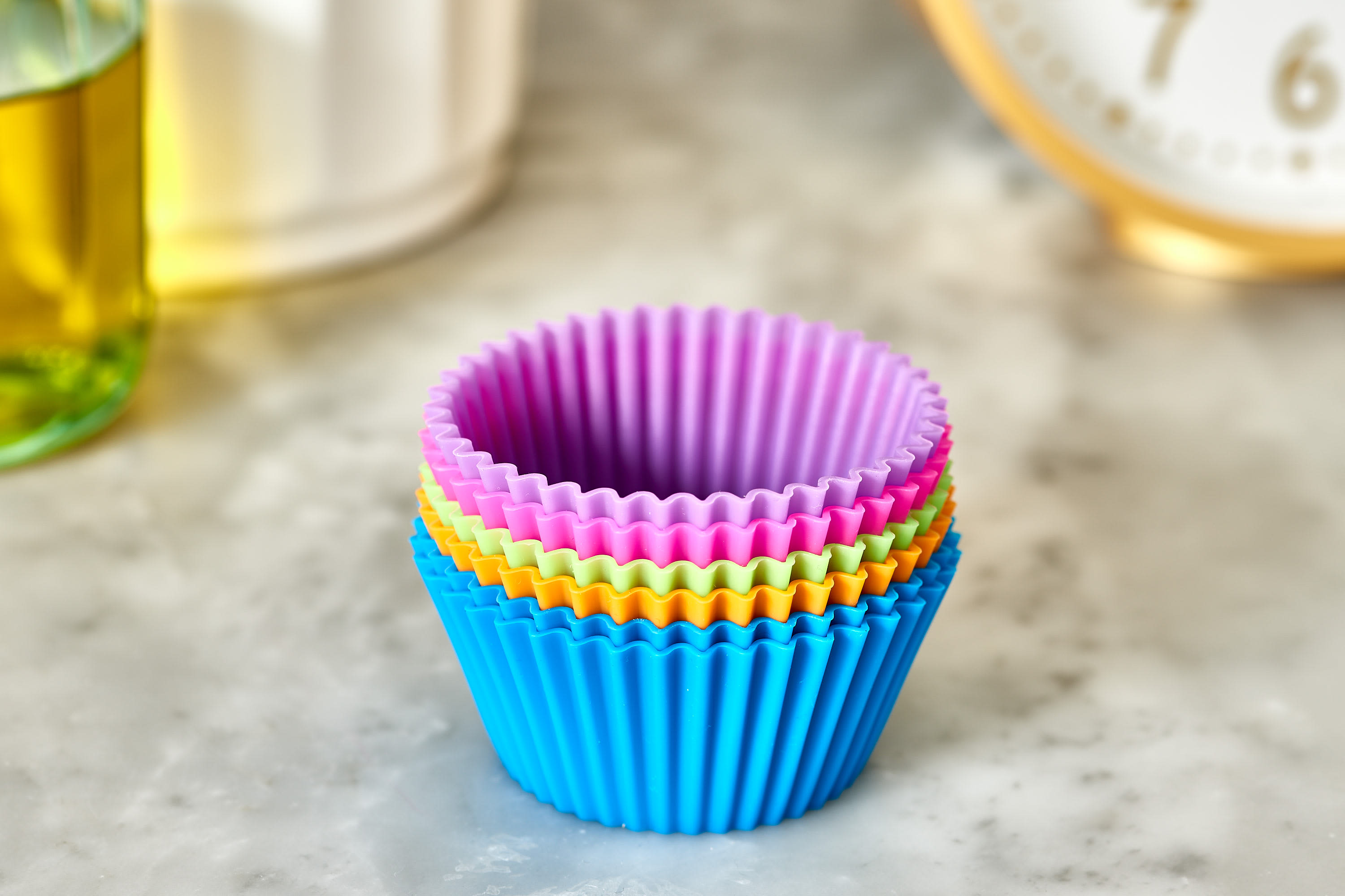 Silicone Baking/Cupcake Liners for Bento Boxes: 24-Pack