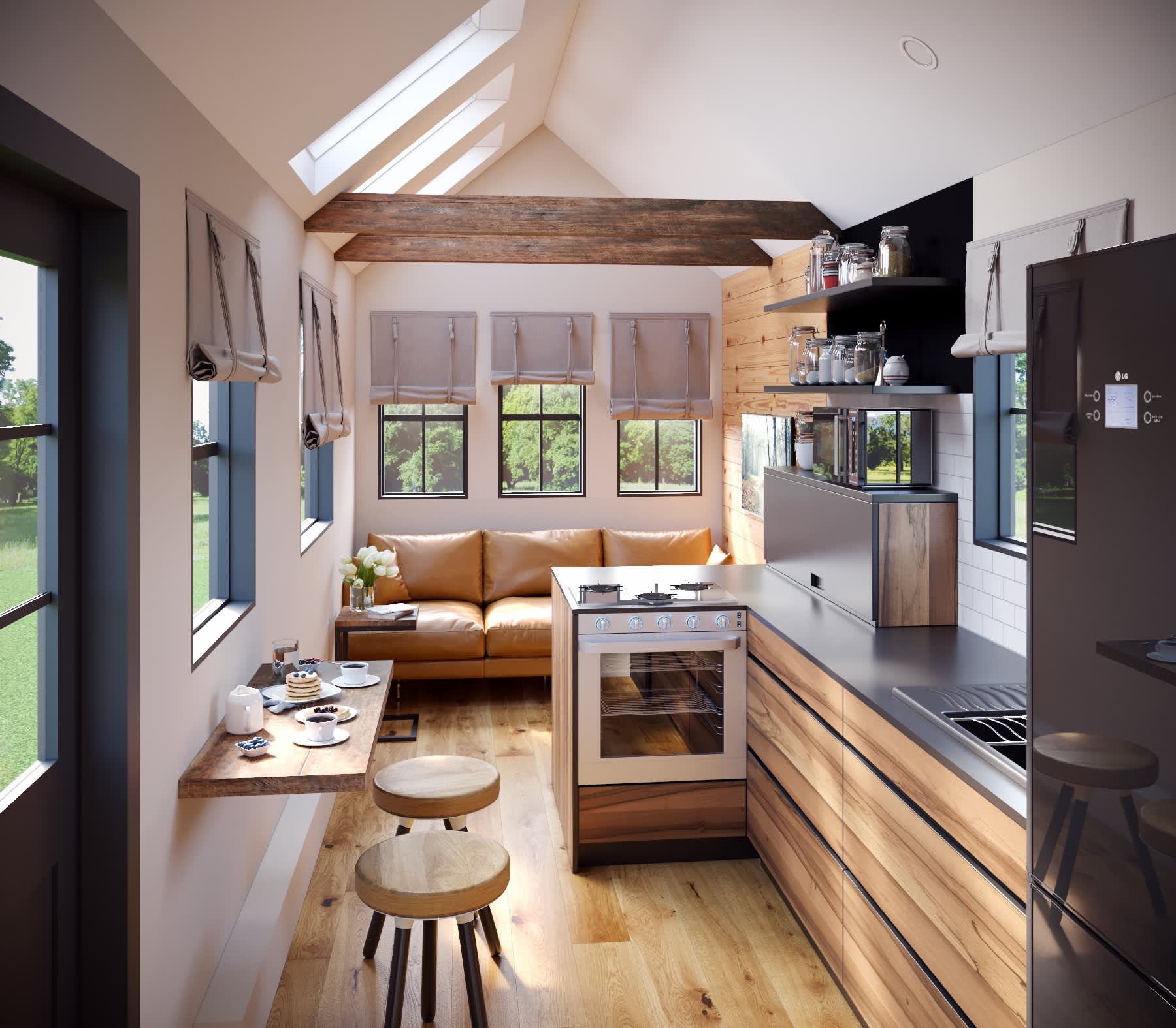 Fancy, Expensive Tiny Home From Allswell Costs $100,000