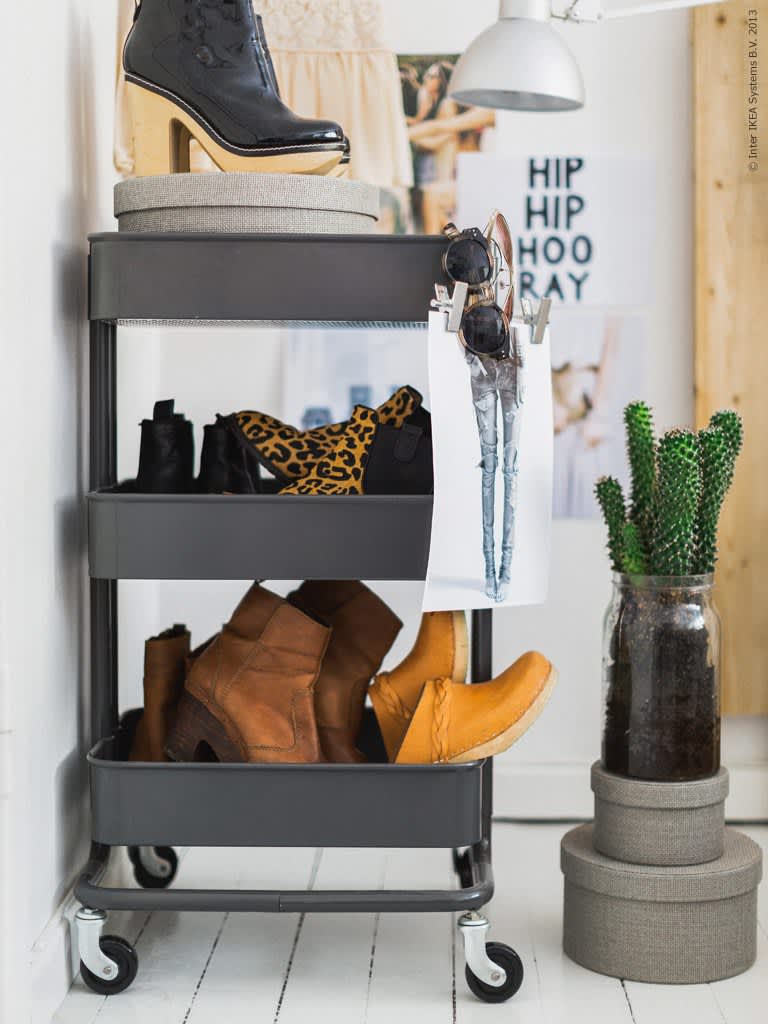 Blog Archive » My Ikea Hack – Shoe Shelves to Hair Product