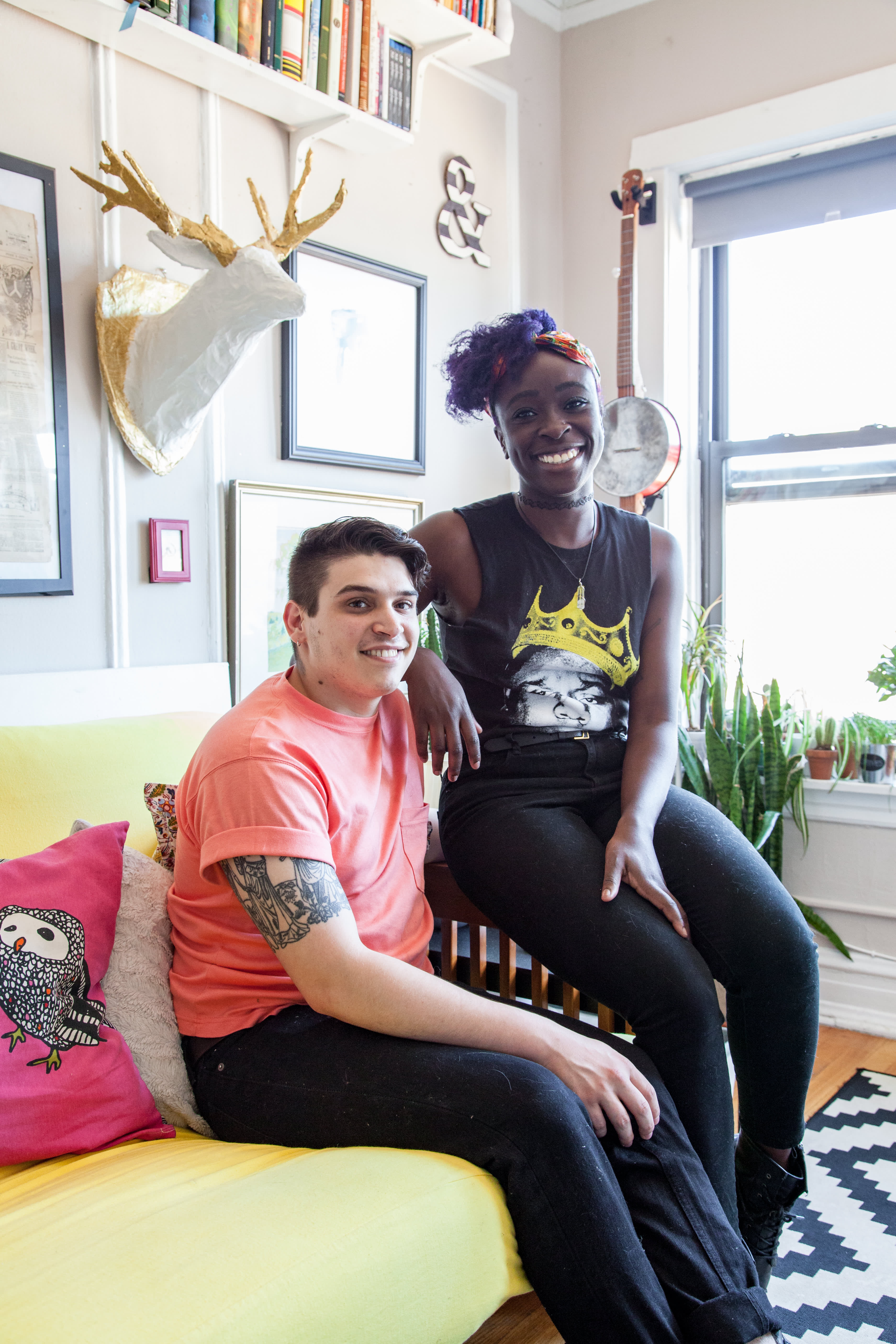 two cats small apartment