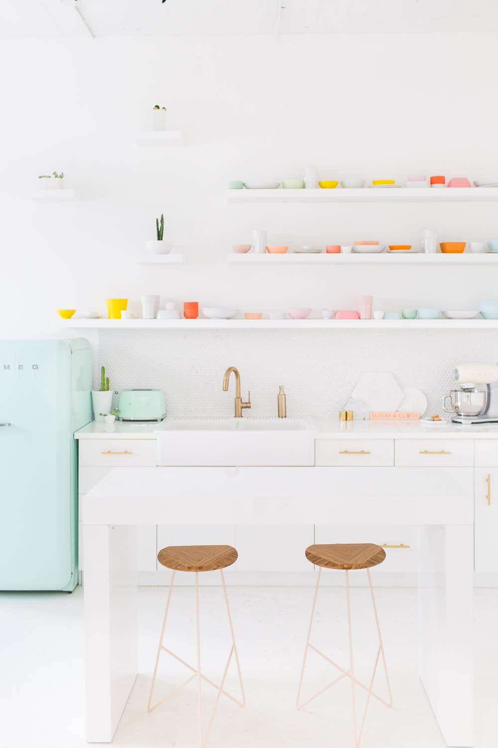 smeg rainbow fridge